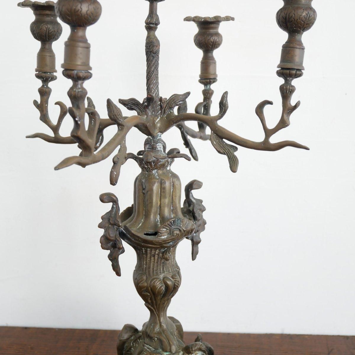 キャンドルホルダー アンティーク 真鍮製 -通販-ローズボール