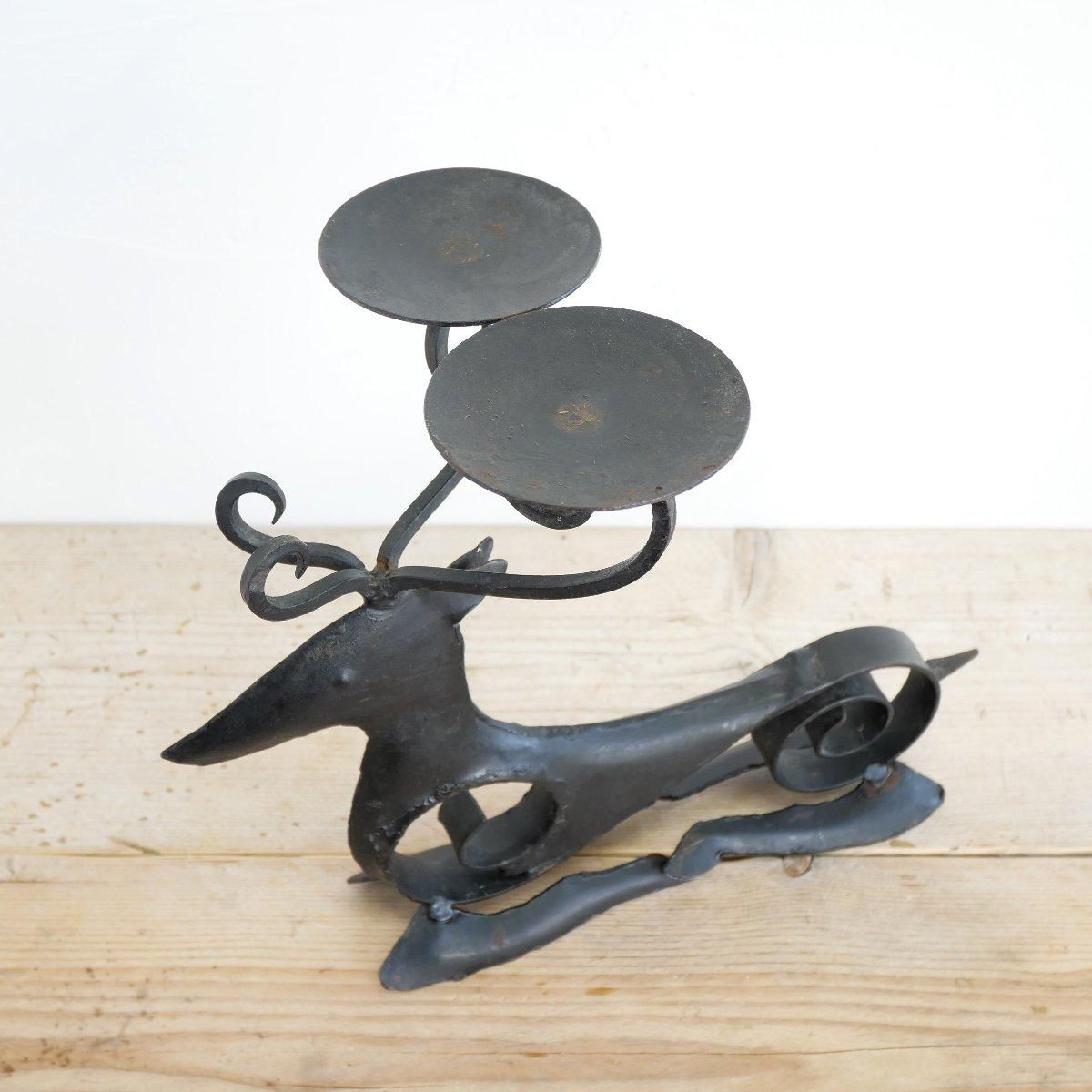 キャンドルホルダー アンティーク ヴィンテージ スタンド 燈台