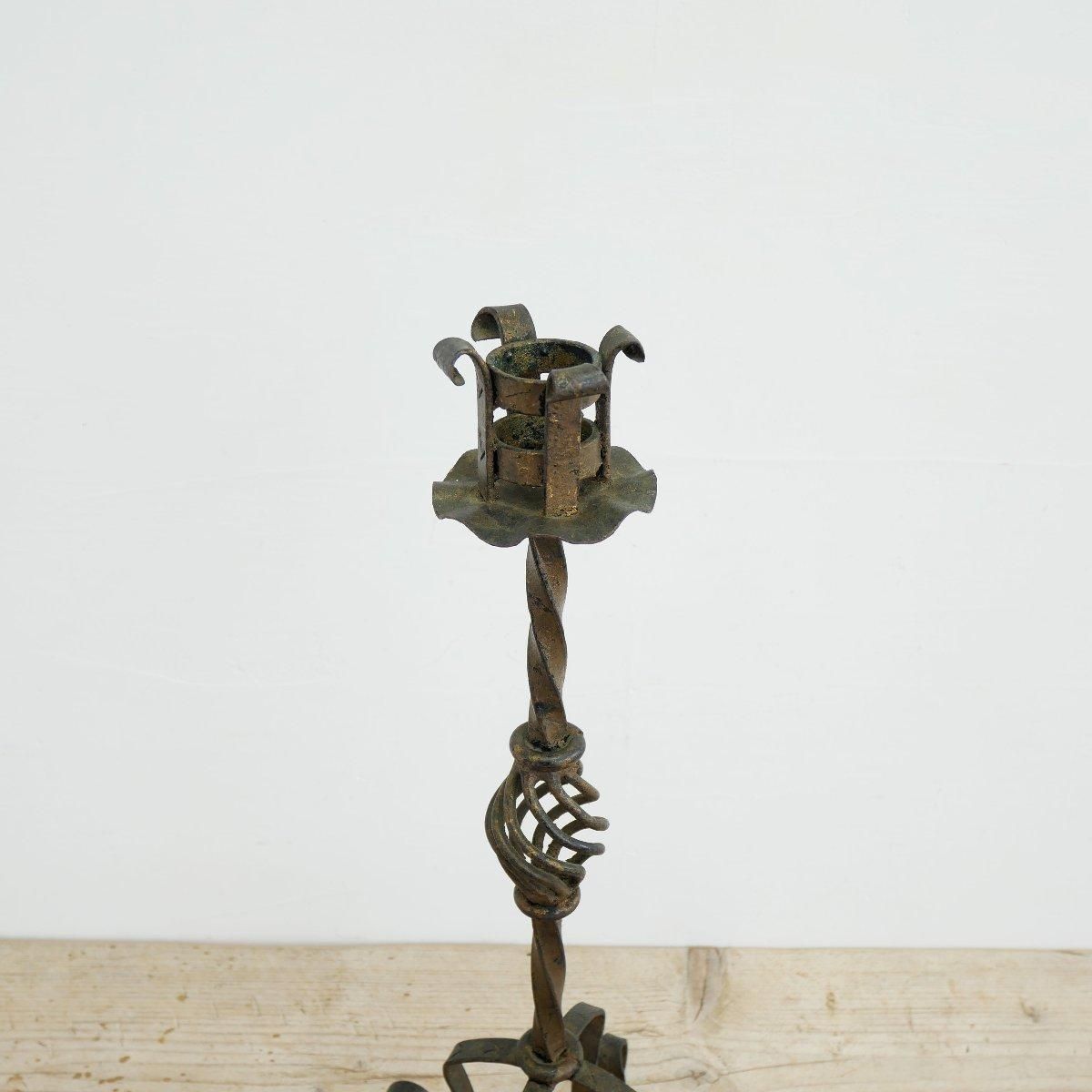 キャンドル立て アンティーク キャンドルホルダー アンティーク 鉄製 -通販-ローズボール