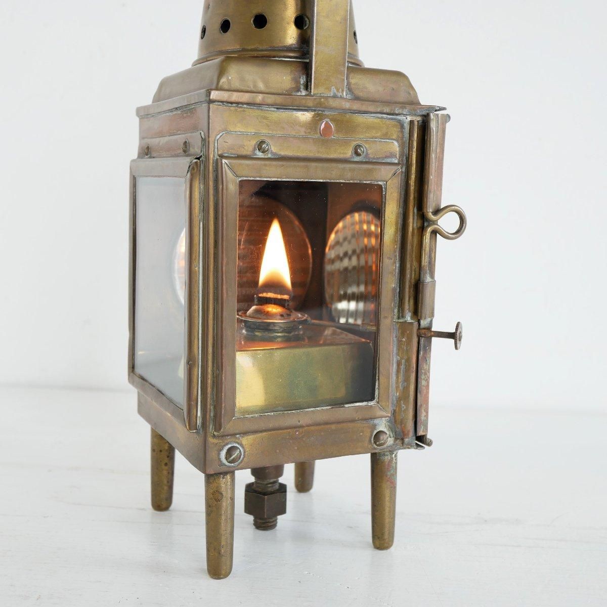 4. 極上！フランスアンティーク オイルランプ 蚤の市 ブロカント