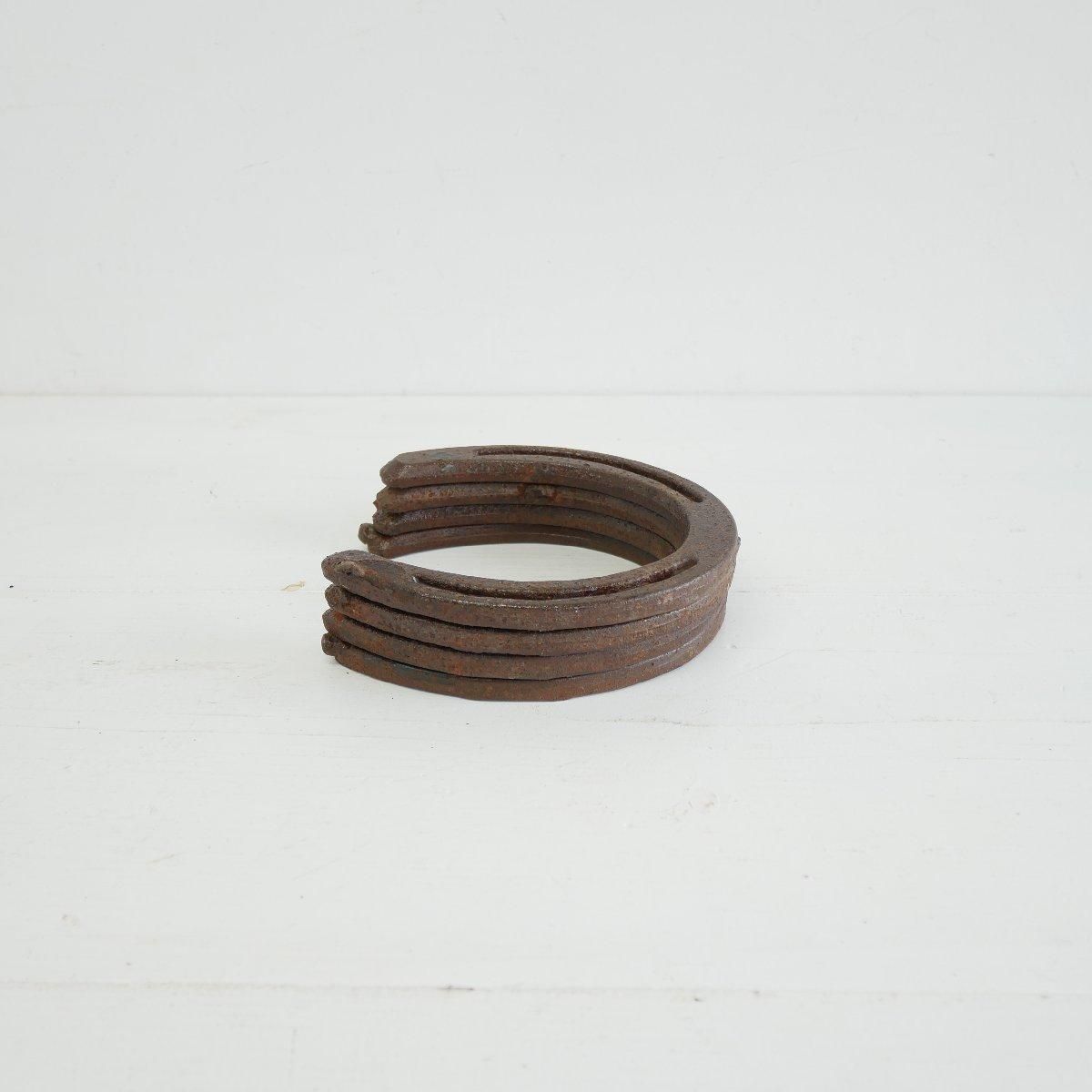 U.S. ヴィンテージ 馬蹄 ホースシュー 蹄鉄 DIAMOND ディスプレイ 鉄