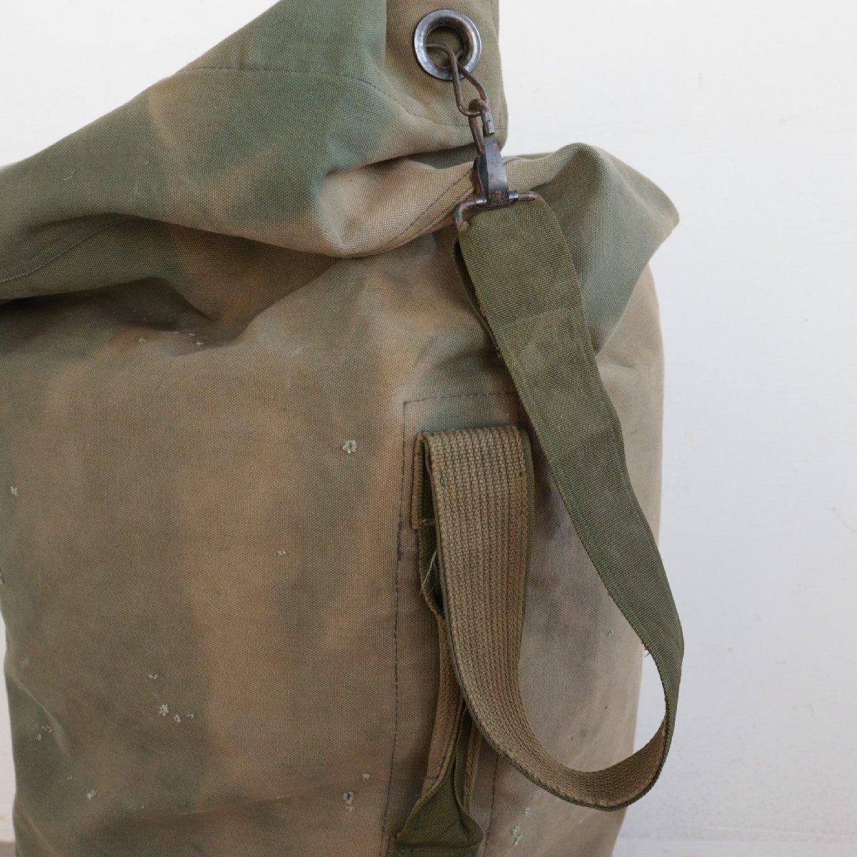 ヴィンテージ ミリタリーダッフルバック アメリカ アンティーク 軍物