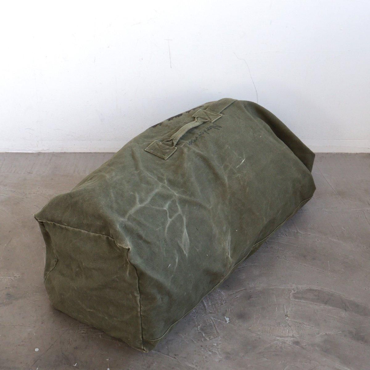 US ARMY ヴィンテージ ダッフルバッグ ミリタリー 米軍 MILITARY 実物 USED 米軍 トランスポート ダッフルバッグ
