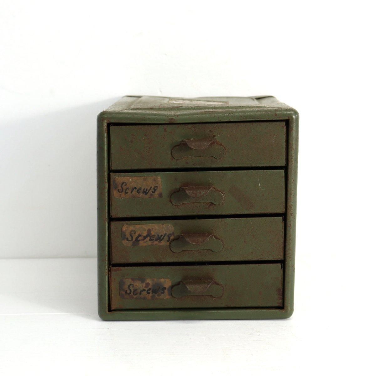 パーツキャビネット ヴィンテージ メタル製 アメリカ 小物入れ