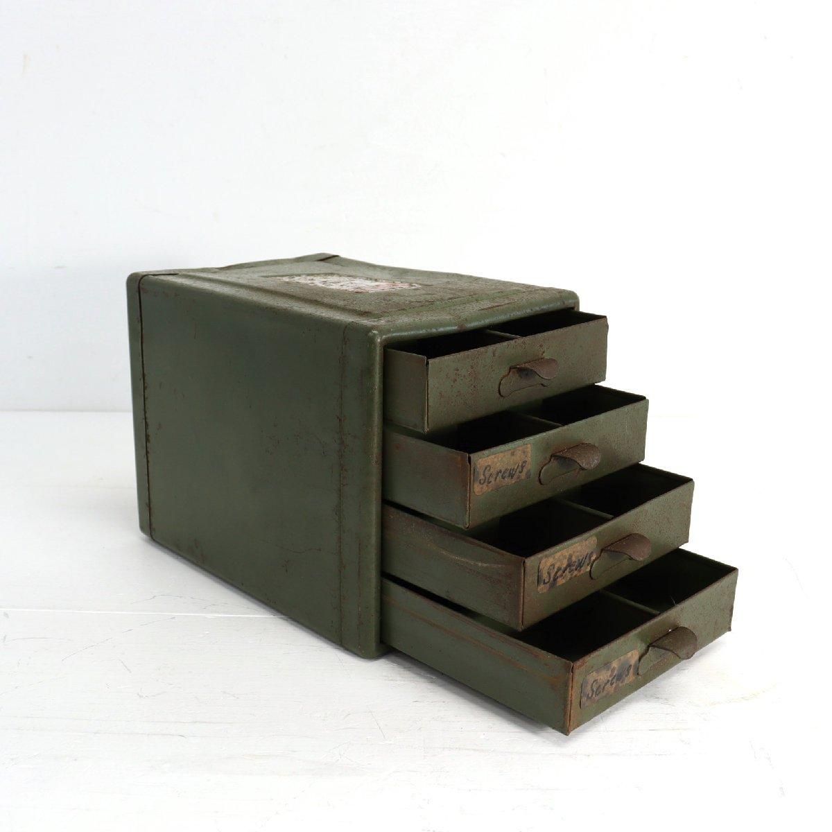 パーツキャビネット ヴィンテージ メタル製 アメリカ 小物入れ