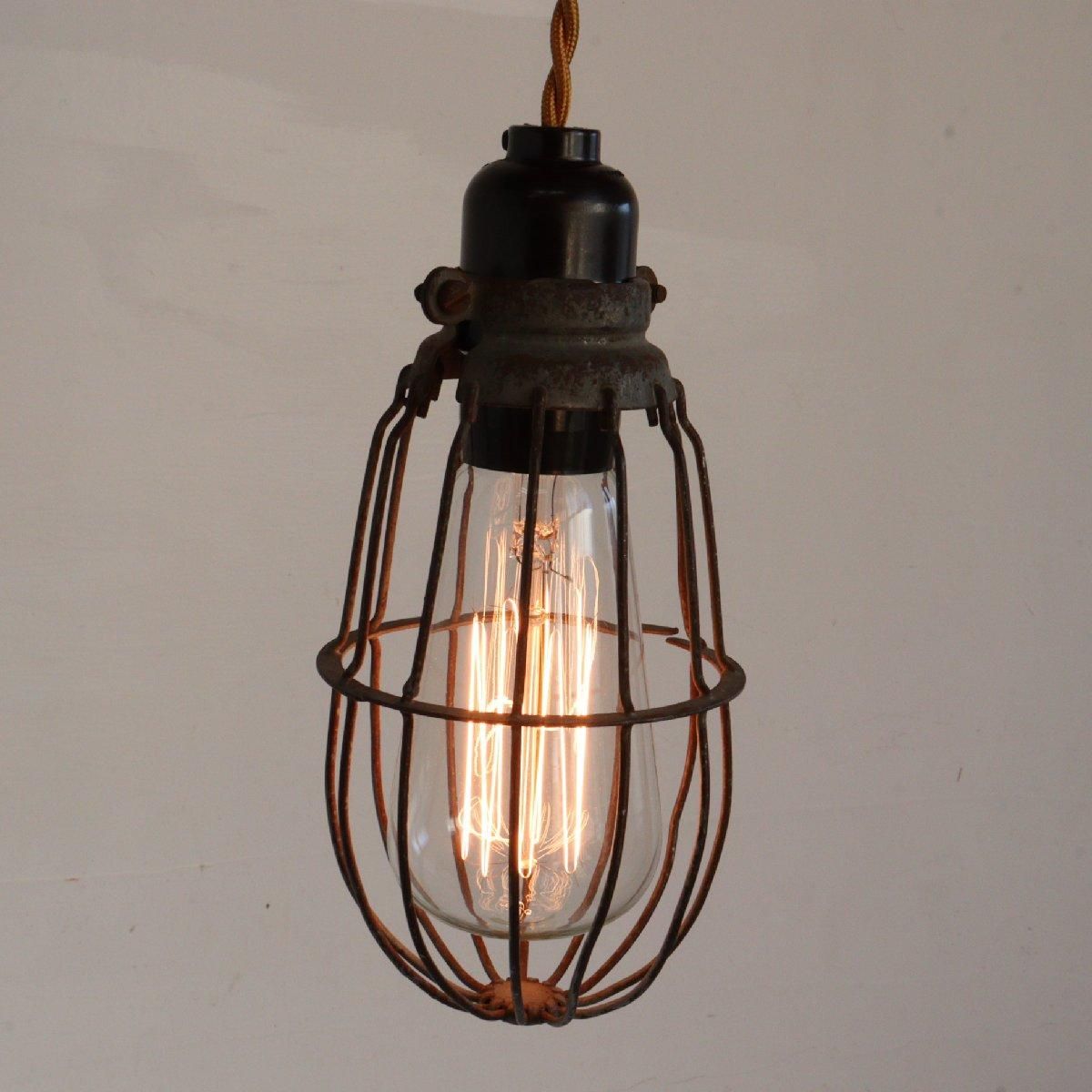 アンティーク　吊り下げ　滑車　ライト ヴィンテージ 滑車 吊り下げランプ インダストリアル アメリカ