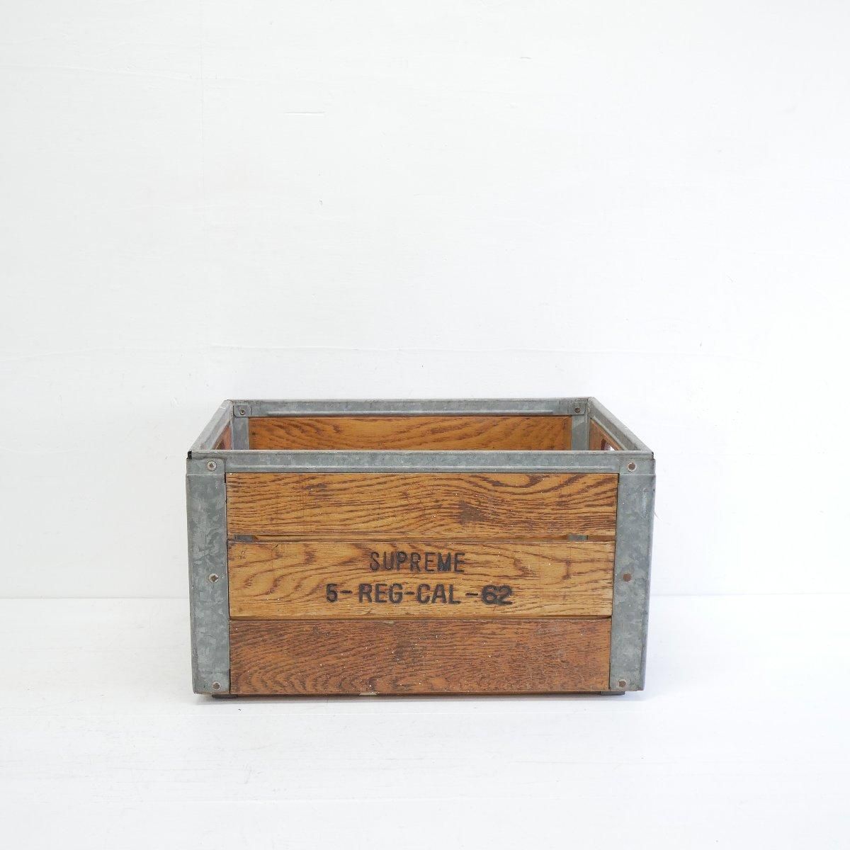 木箱 ウッドボックス 運搬箱 ヴィンテージ アメリカ ミルククレート