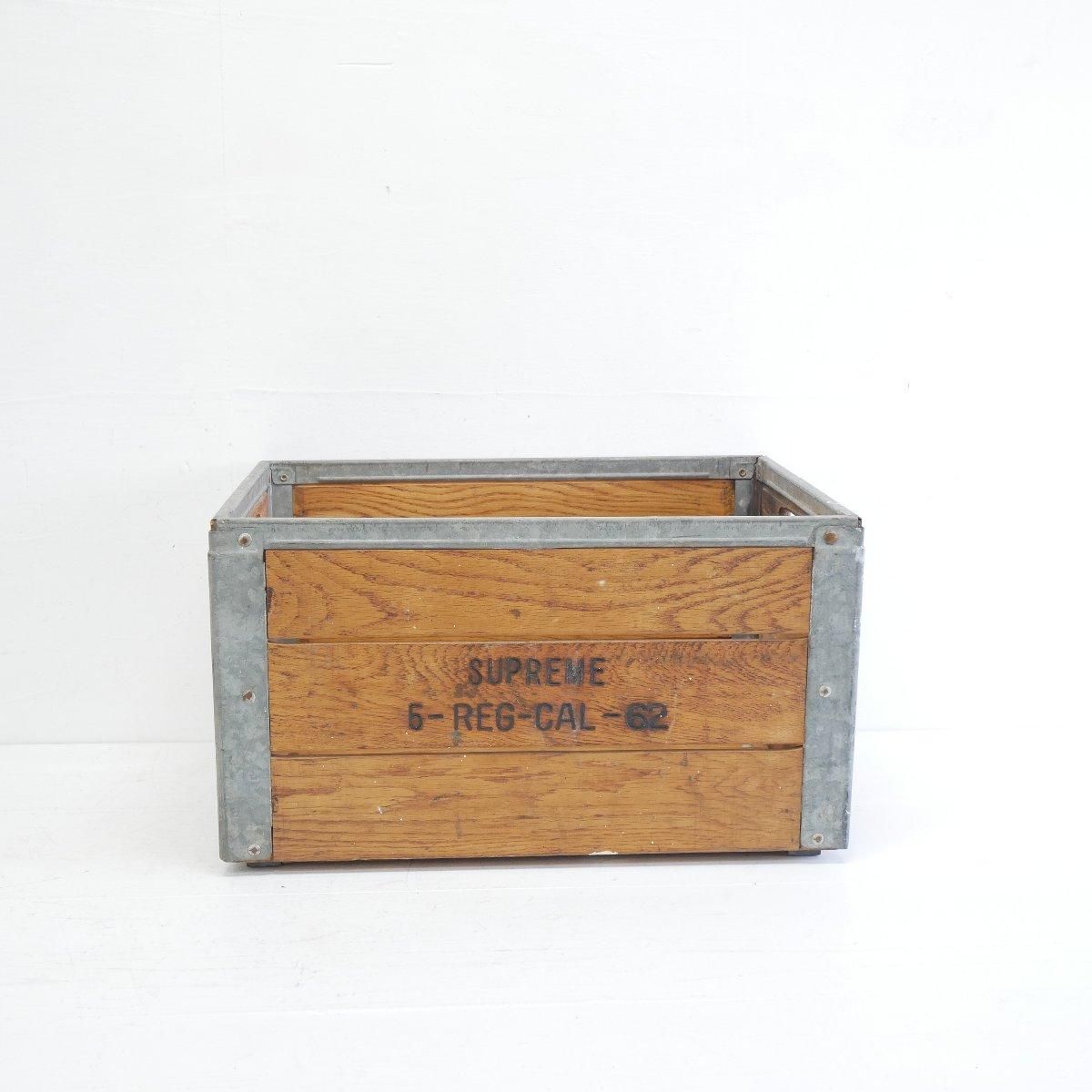 木箱 ウッドボックス 運搬箱 ヴィンテージ アメリカ ミルク