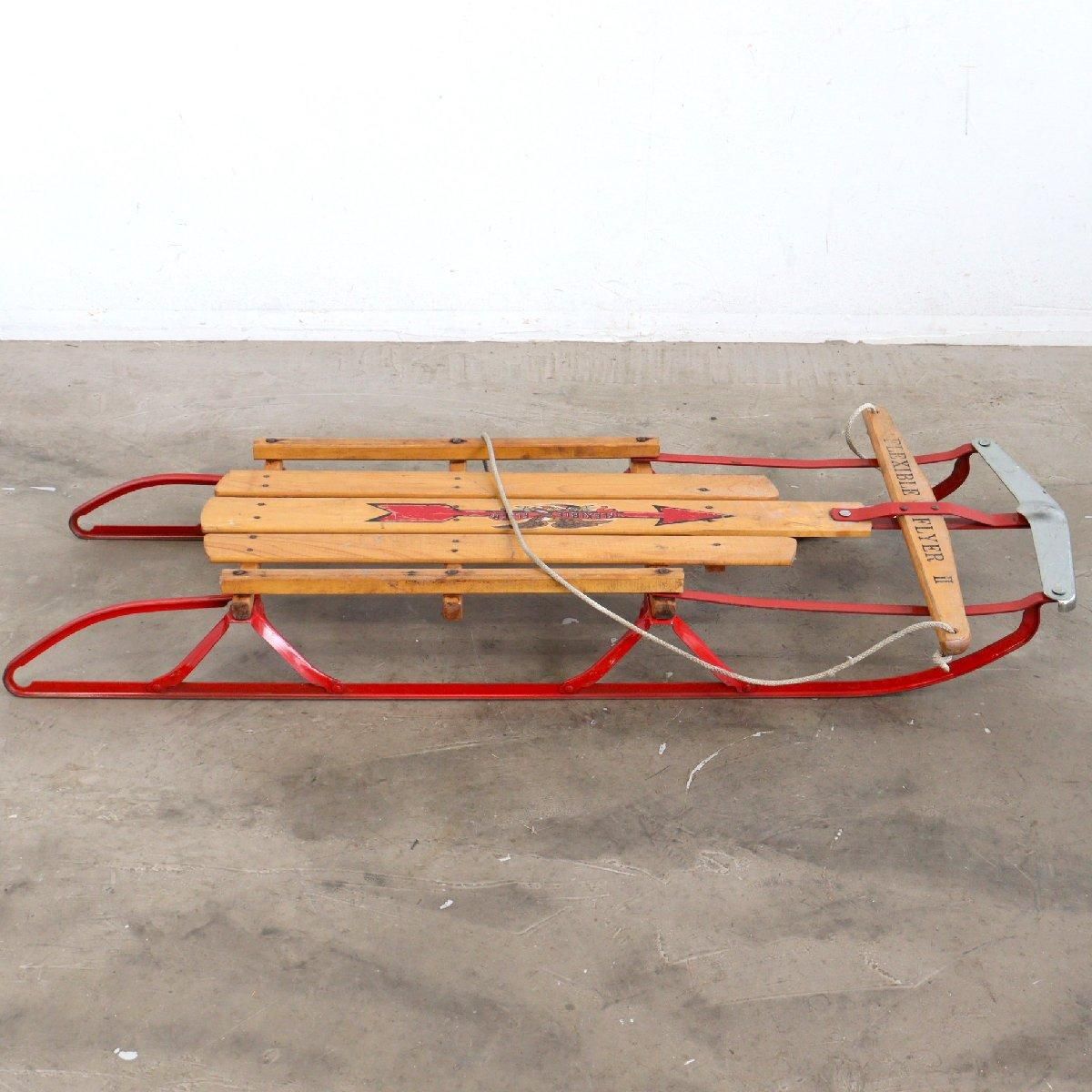 Flexible Flyer アメリカヴィンテージ 木製ソリ