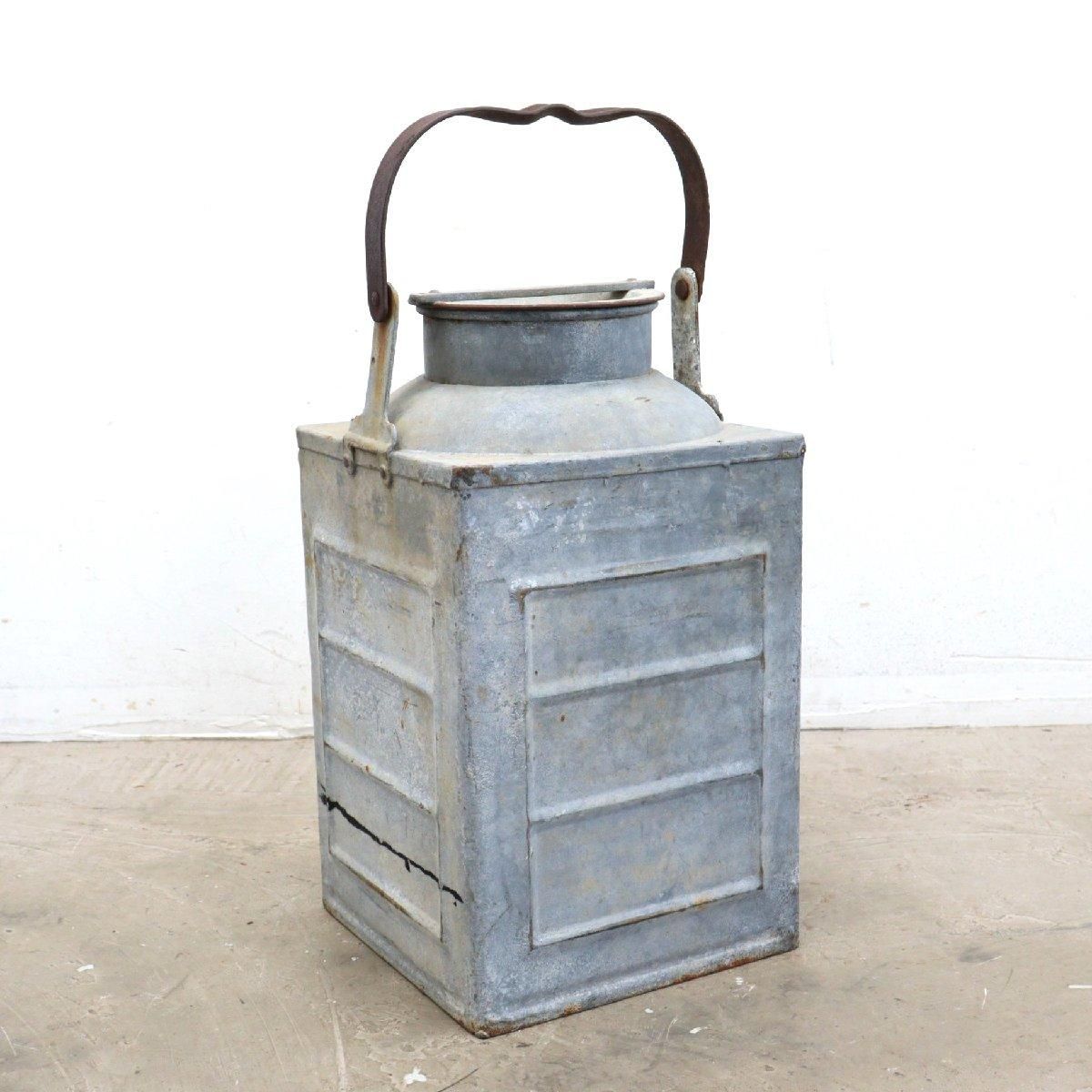 ヴィンテージ オイル缶 アメリカ 運搬用 缶 ガーデニング ジャンク