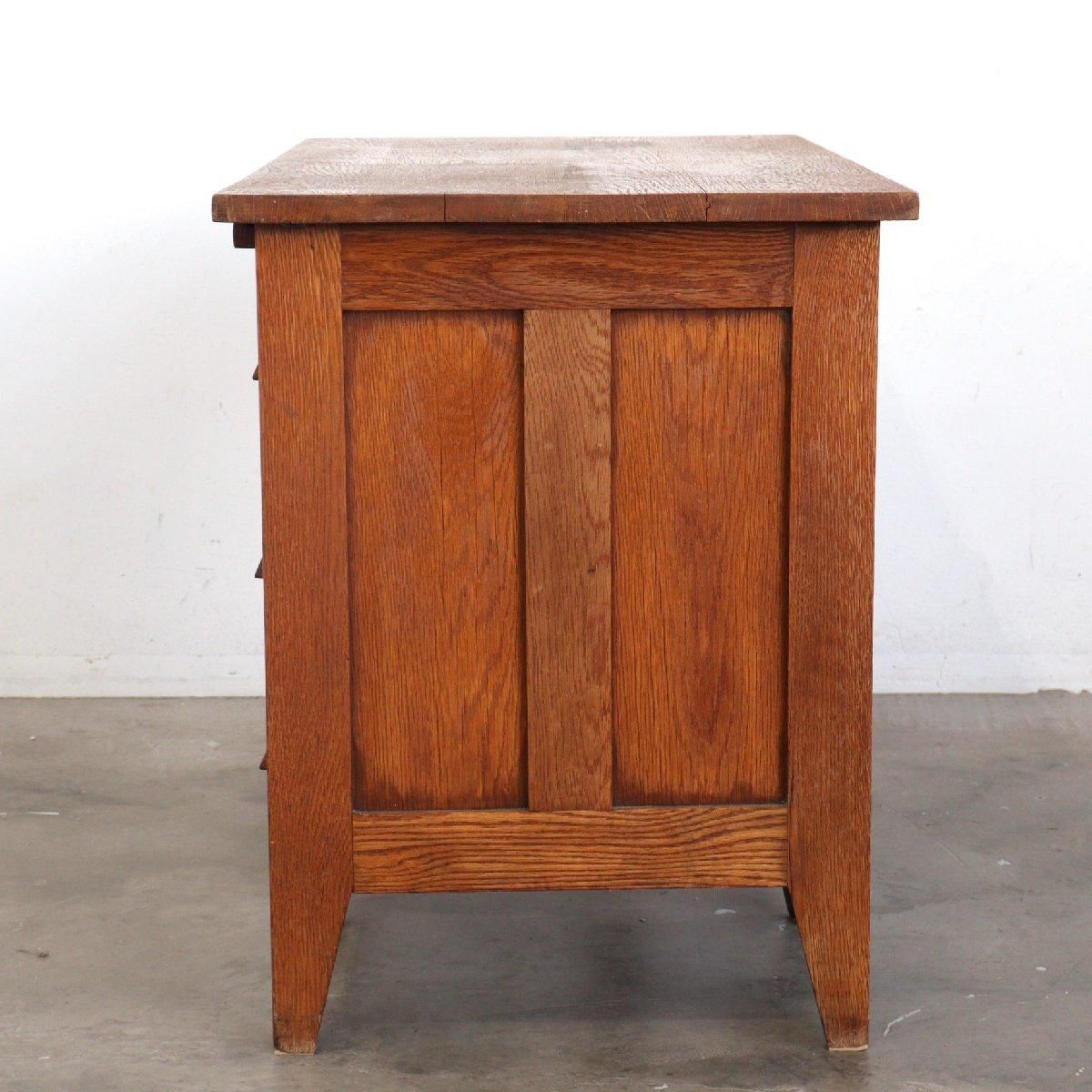 ヴィンテージ オーク材 デスク 木製 アメリカ USA アンティーク 机