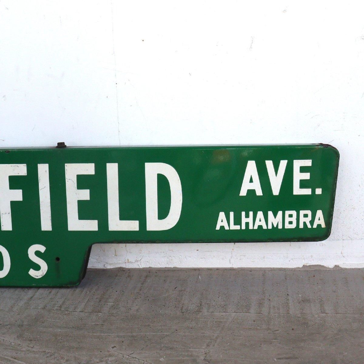 USA ヴィンテージ　ストリートサイン 看板　インダストリアル　ガレージ 装飾 USA ヴィンテージ ストリートサイン 看板 インダストリアル