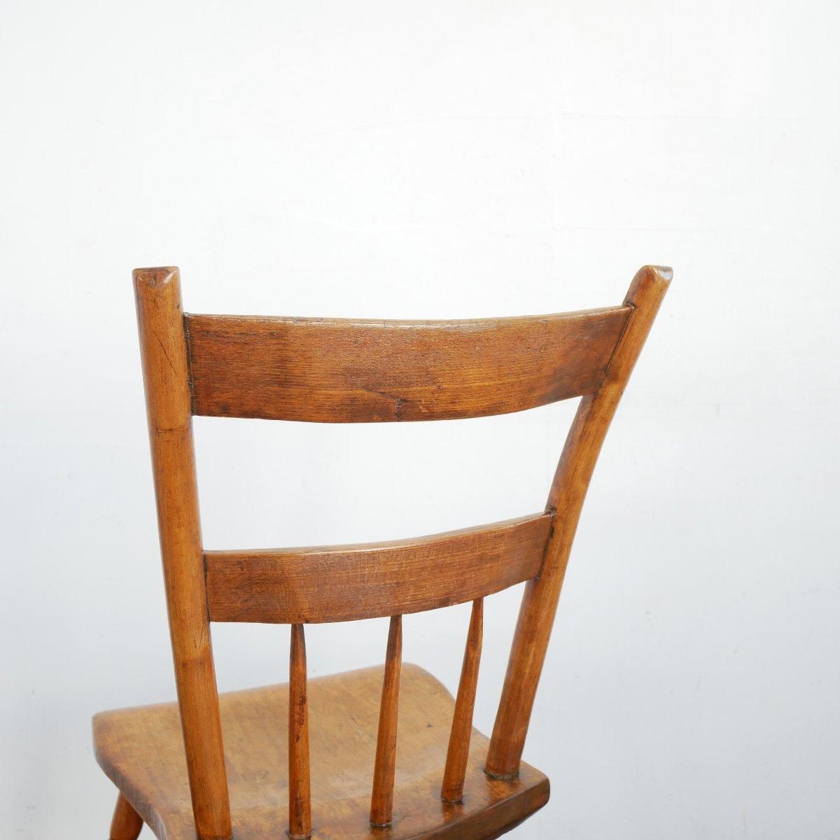 ⭕️SALE⭕️made in U.S.A木製ビンテージチェア　ダイニングチェア ダイニングチェア アメリカ アンティーク ヴィンテージ パイン材