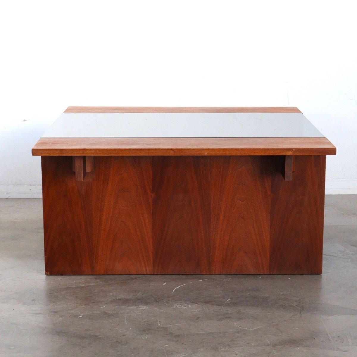 ヴィンテージ ローテーブル ガラス板 -通販-ローズボールアンティークス