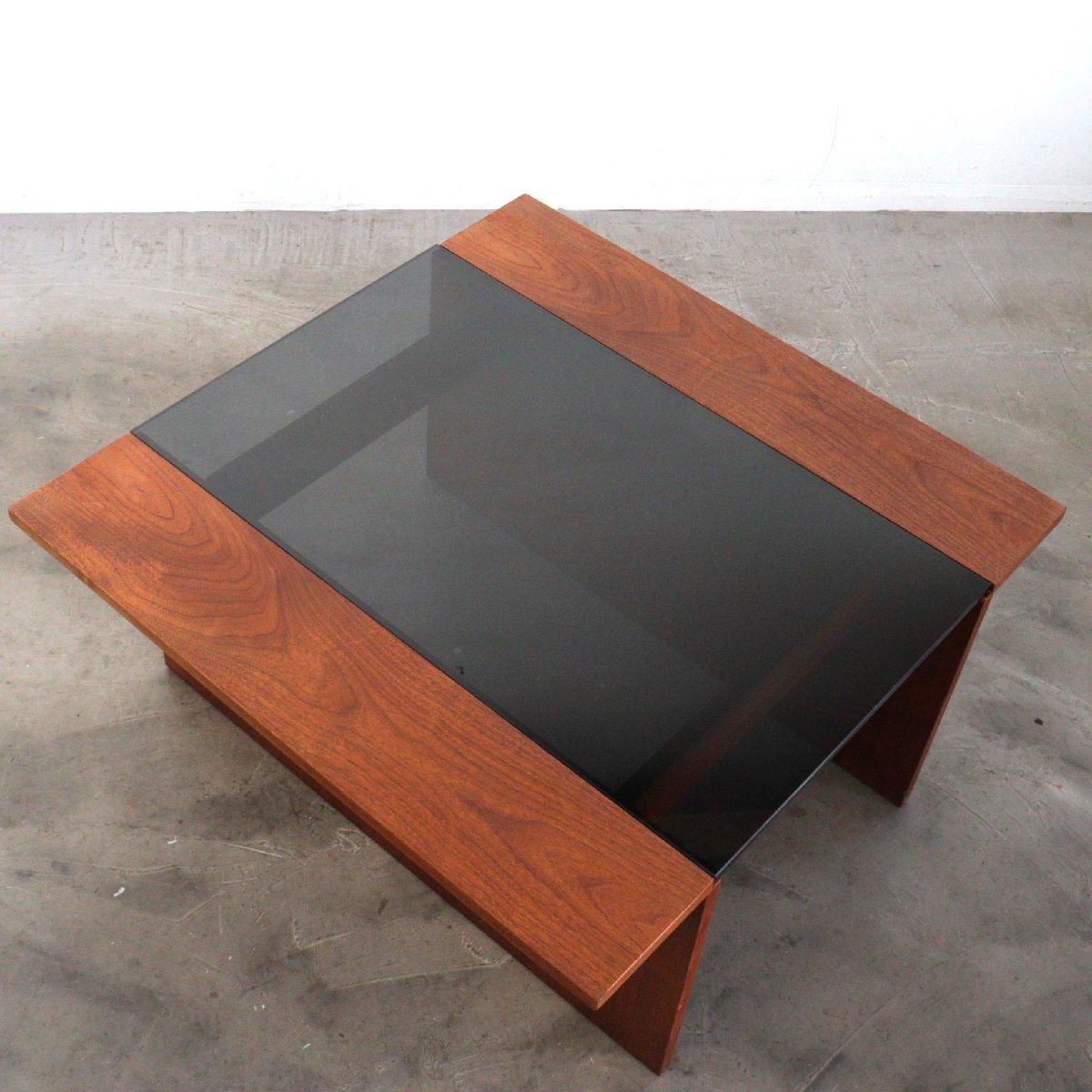 ヴィンテージ ローテーブル ガラス板 -通販-ローズボールアンティークス