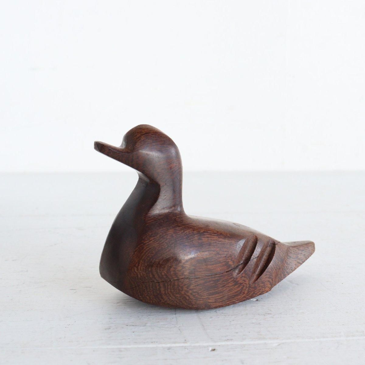 アメリカ ヴィンテージ 木彫り アヒル 置物 -通販-ローズボール