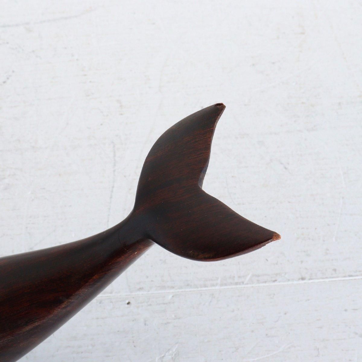 アメリカ ヴィンテージ 木彫り クジラ 置物 -通販-ローズボール