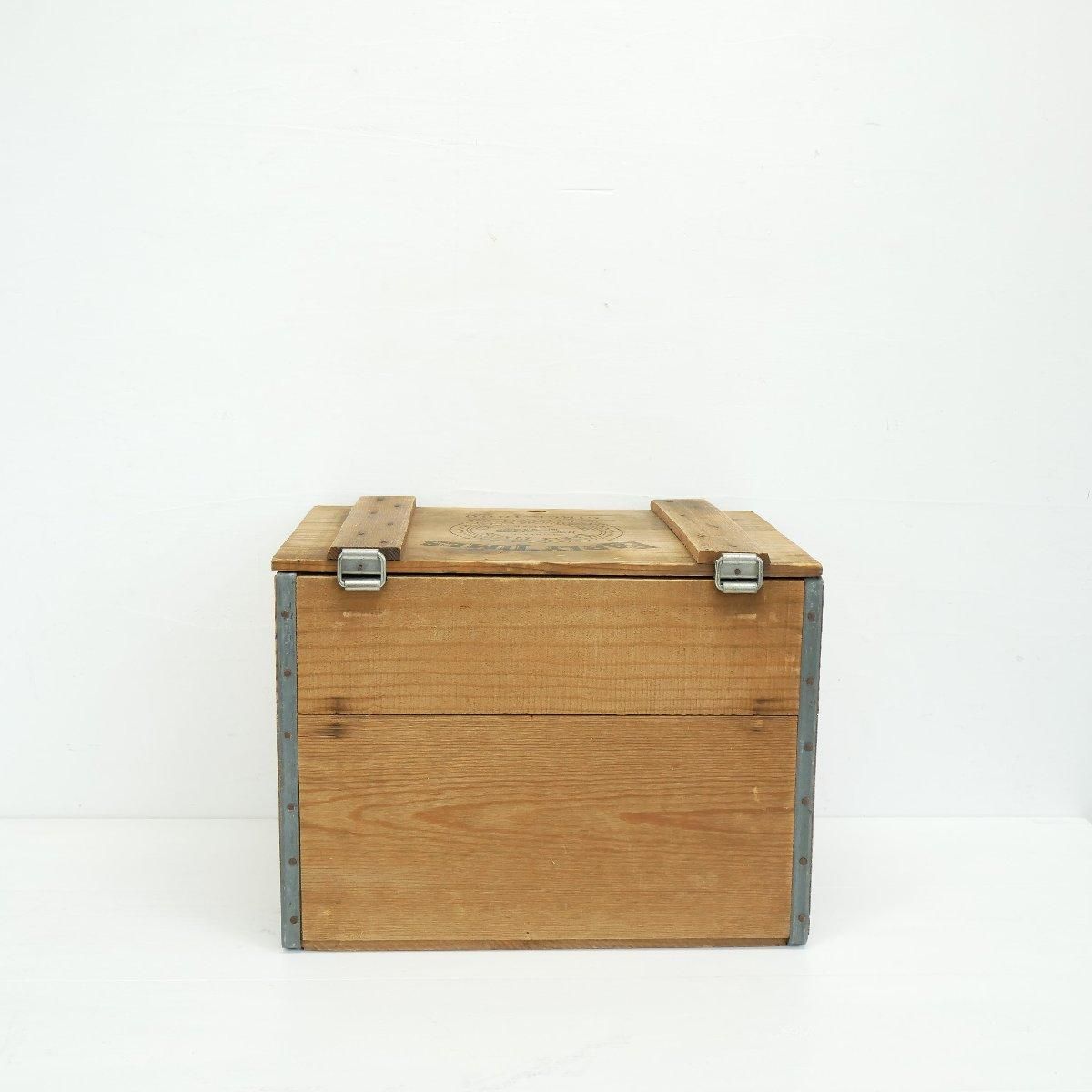 ビンテージ　ウッドボックス　アーリータイムズ　木箱 木箱 アメリカ バーボンウイスキー 運搬箱 ウッドボックス