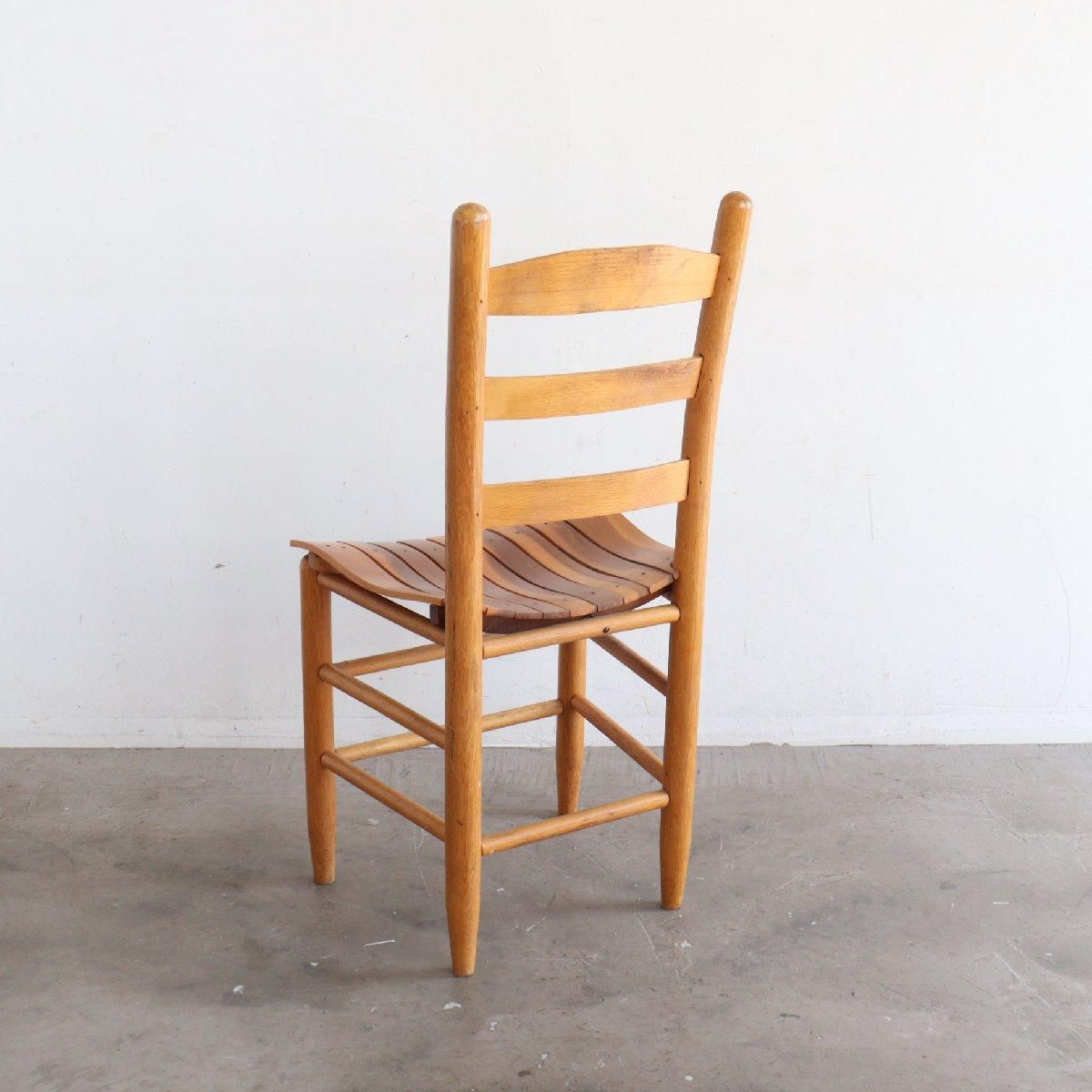 英国アンティーク木製キッチンチェア/ダイニングイス/おしゃれ椅子84-361-1