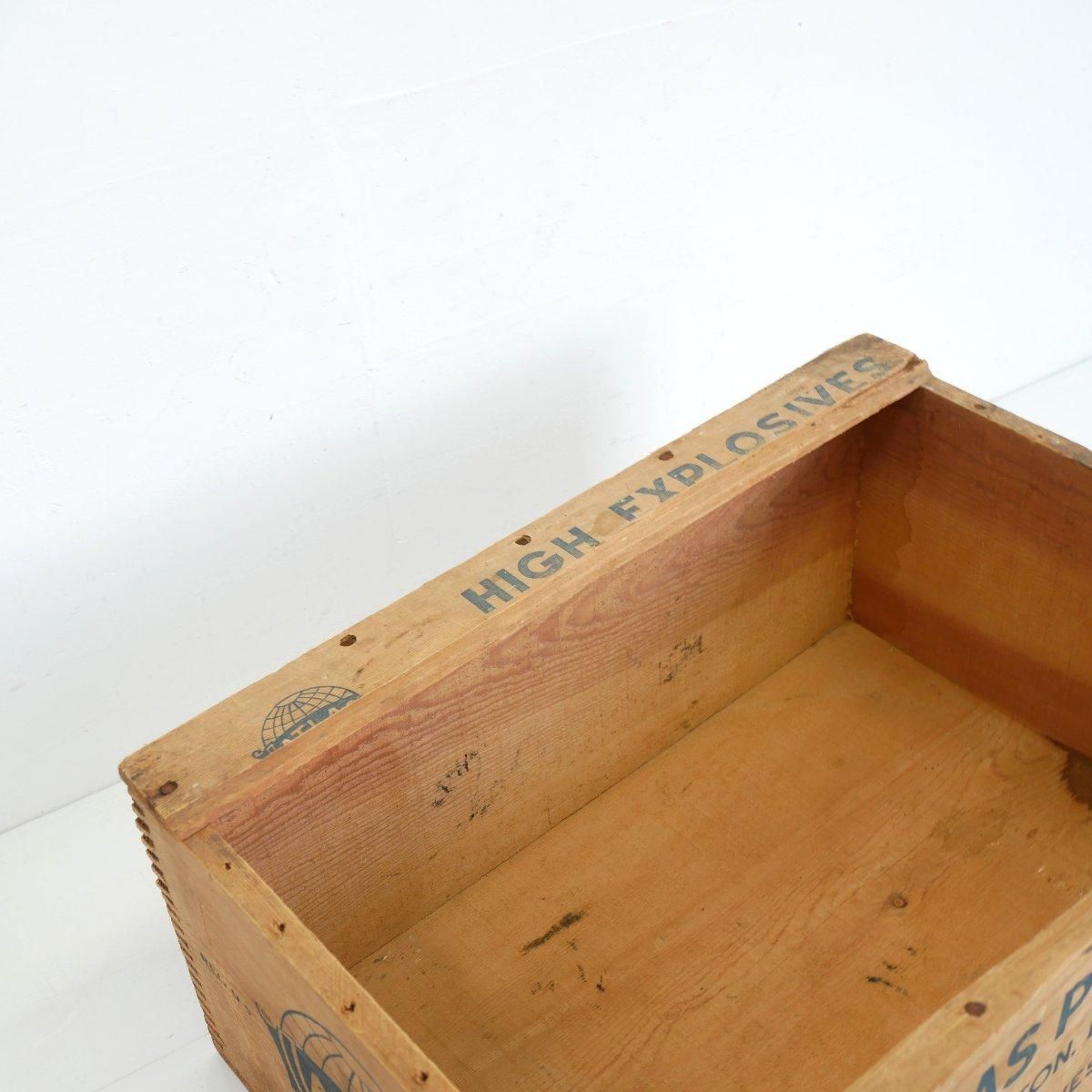 ATLAS POWDERヴィンテージ木箱 ヴィンテージ 木箱 ATLAS POWDER CO. ウッドボックス 運搬箱 店舗什器