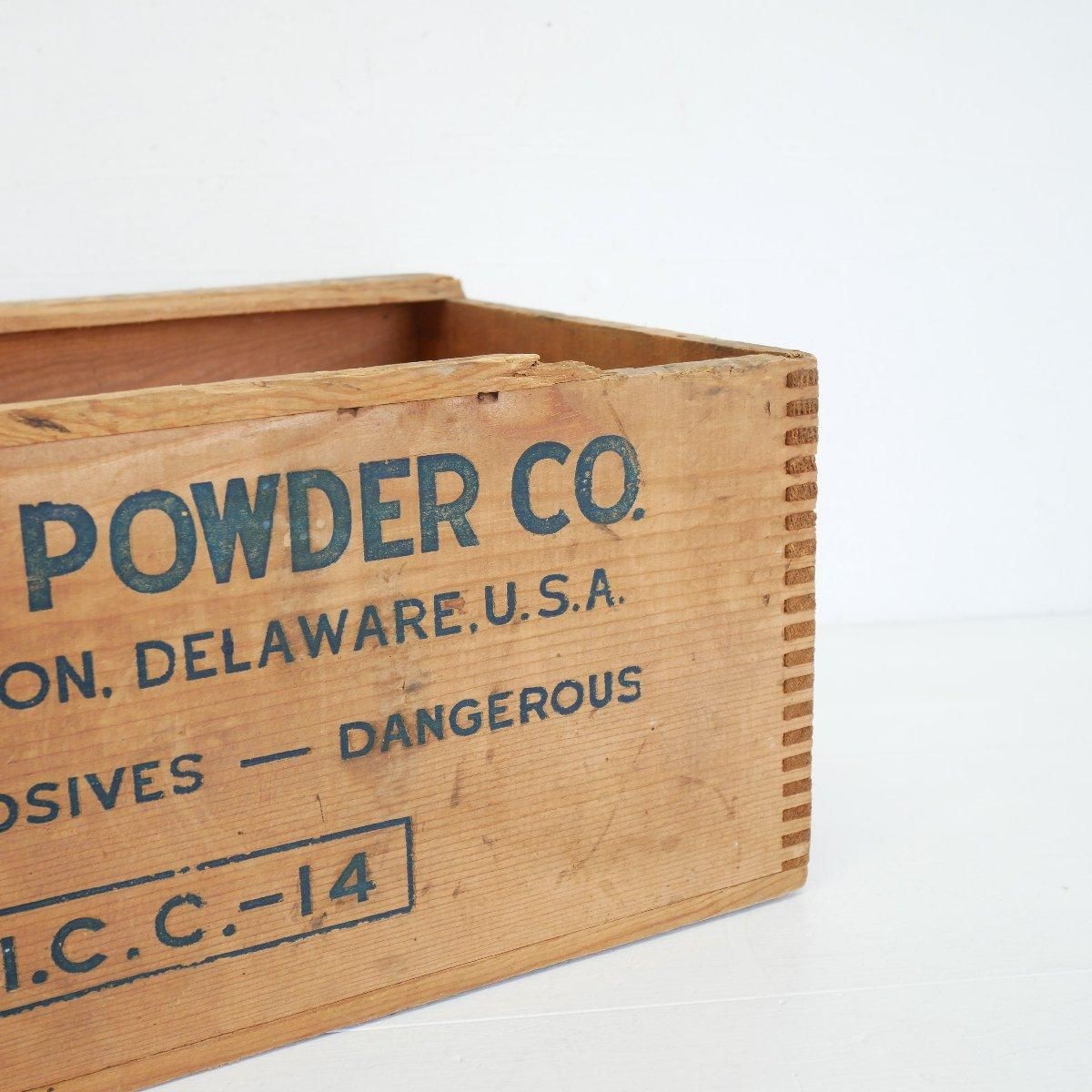 ヴィンテージ 木箱 ATLAS POWDER CO. ウッドボックス 運搬箱 店舗什器