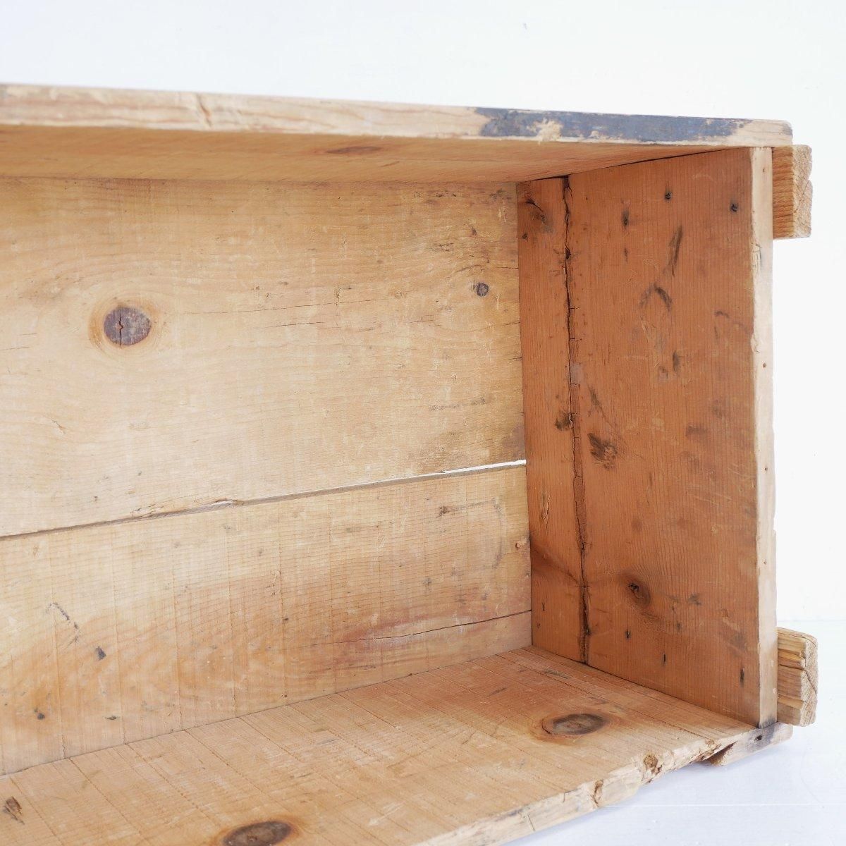 ヴィンテージ 木箱 ボルト ナット ウッドボックス 運搬箱 店舗