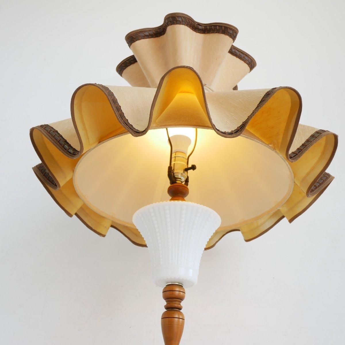 1960's ドレスシェード テーブルランプ -通販-ローズボールアンティークス