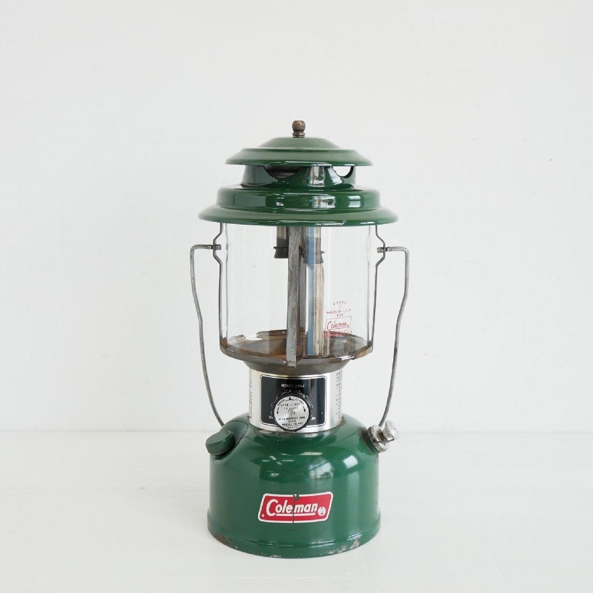 専門店では 1978年7月製造 Coleman ランタン 220J アメリカ ヴィンテージ ホワイトガソリンランタン