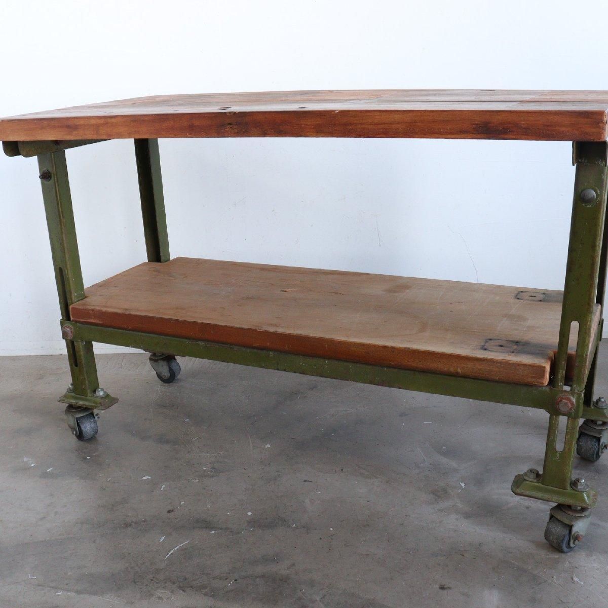 ヴィンテージ ワークテーブル 作業台 -通販-ローズボールアンティークス