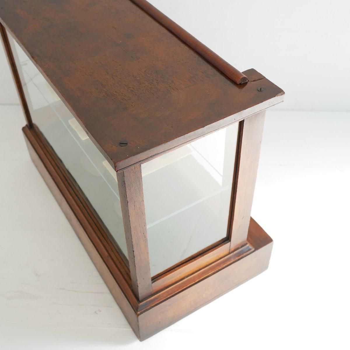 大型USA アンティーク　ガラスショーケース　ジュエリーケース　showcase ks‐0734 曲面ガラスショーケース 大型 | antiques-educo online shop