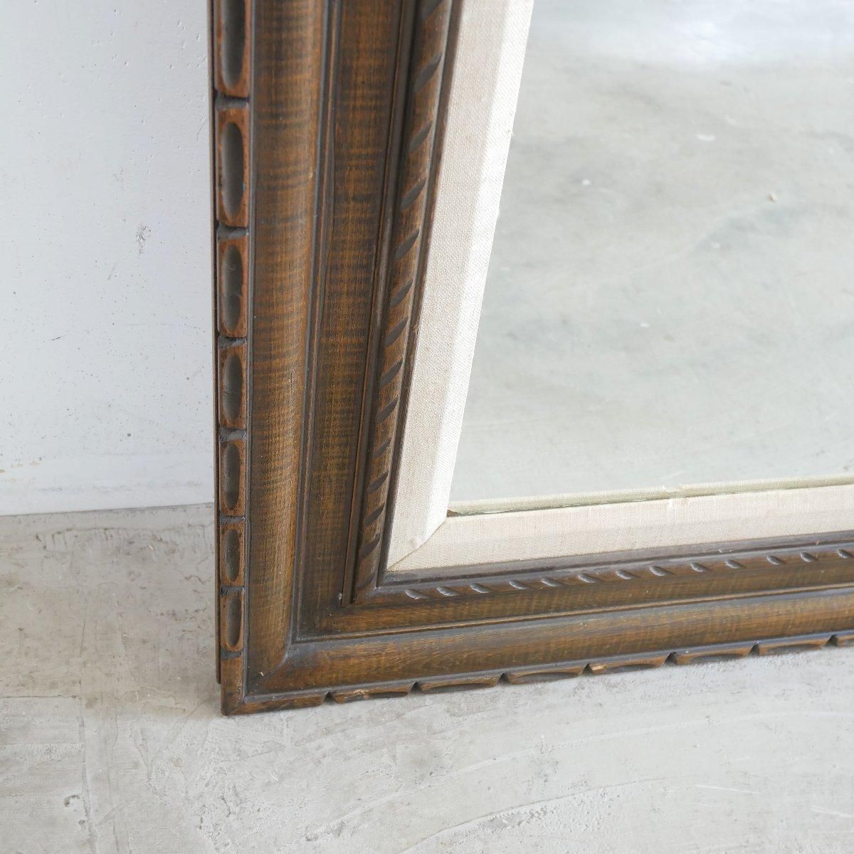 U.S. ヴィンテージ ミラー アメリカ 西海岸 木製フレーム かがみ 姿見