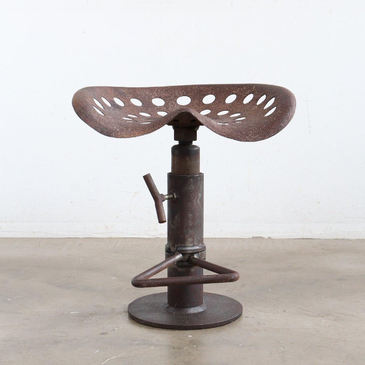 ヴィンテージ トラクタースツール インダストリアル アメリカ 椅子