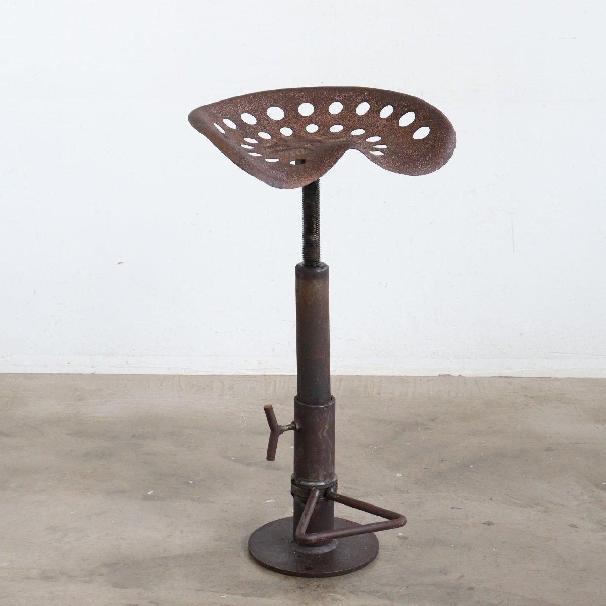 ヴィンテージ トラクタースツール インダストリアル アメリカ 椅子