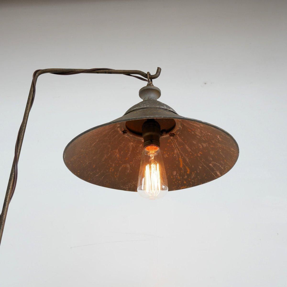 ヴィンテージ インダストリアルランプ U.S. フロア スタンド照明