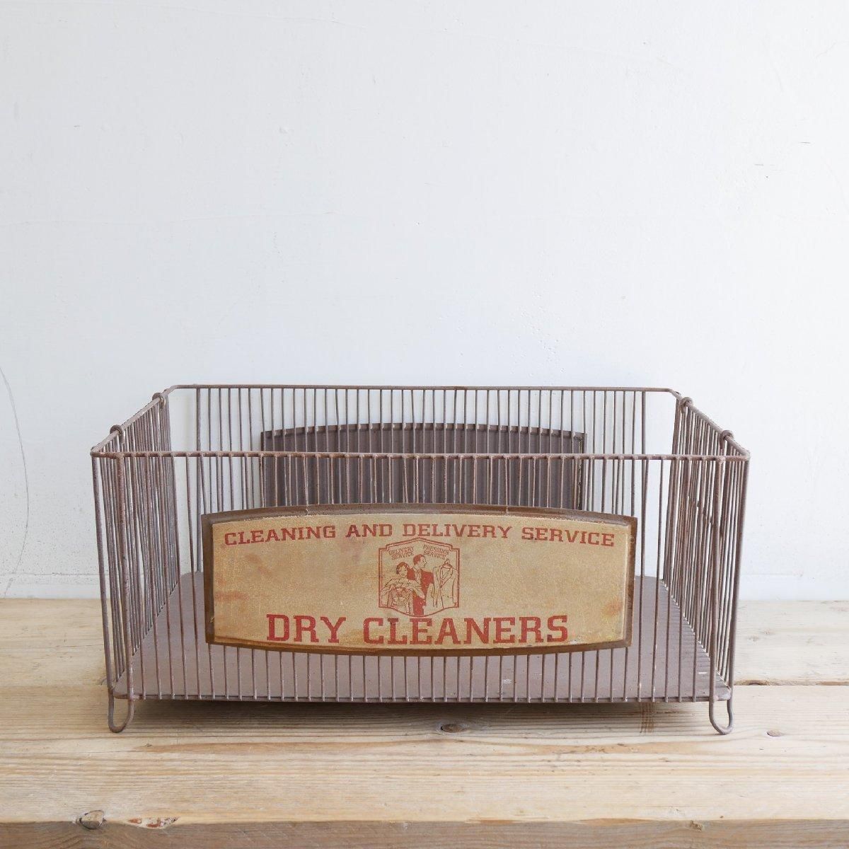 65421★メッシュ バスケット 古い 金属 籠 インダストリアル 収納 1484159_6.jpg