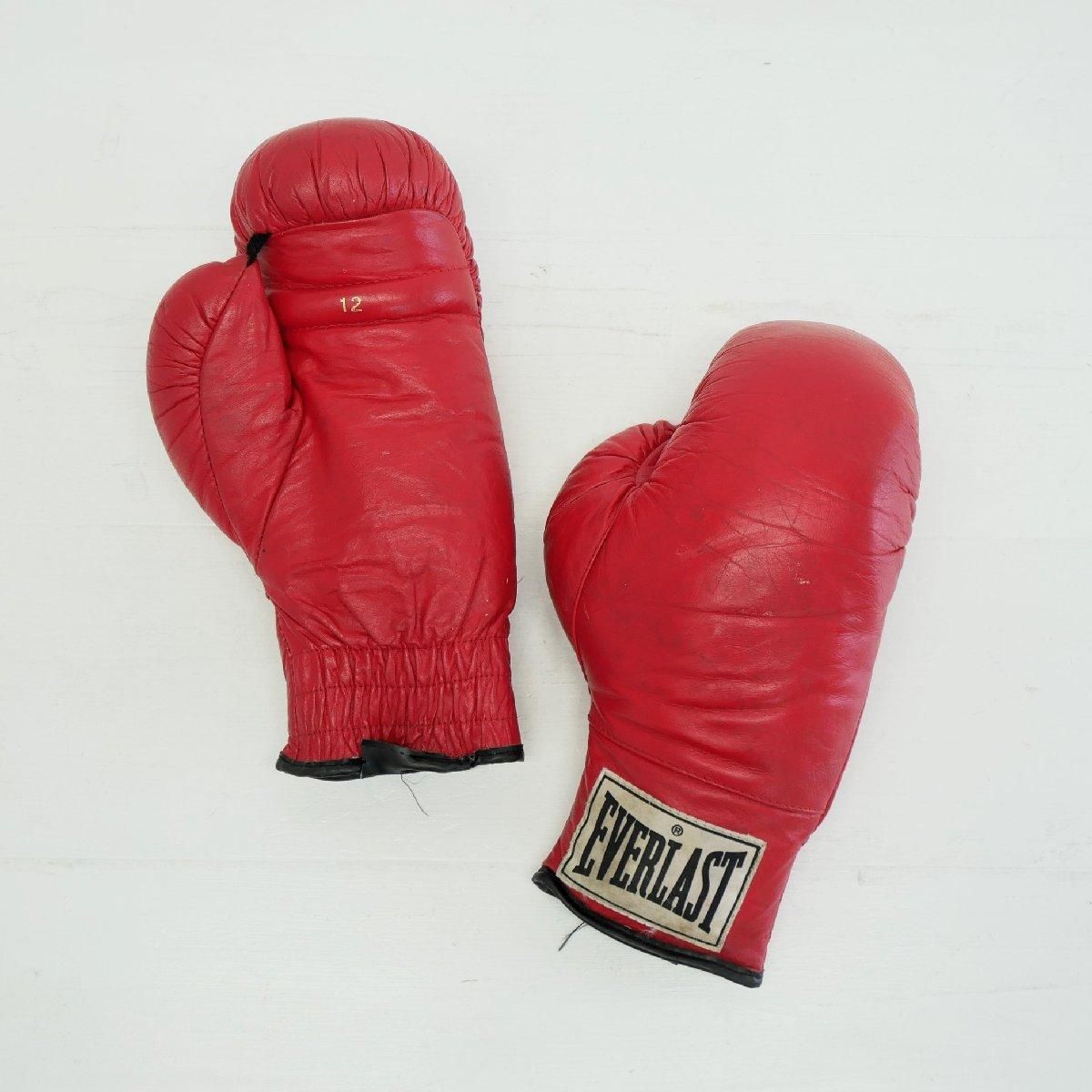 EVERLAST MXボクシンググローブ 赤 レースアップ 14オンス MX Pro Fight Gloves RED – FIGHT 2 FINISH