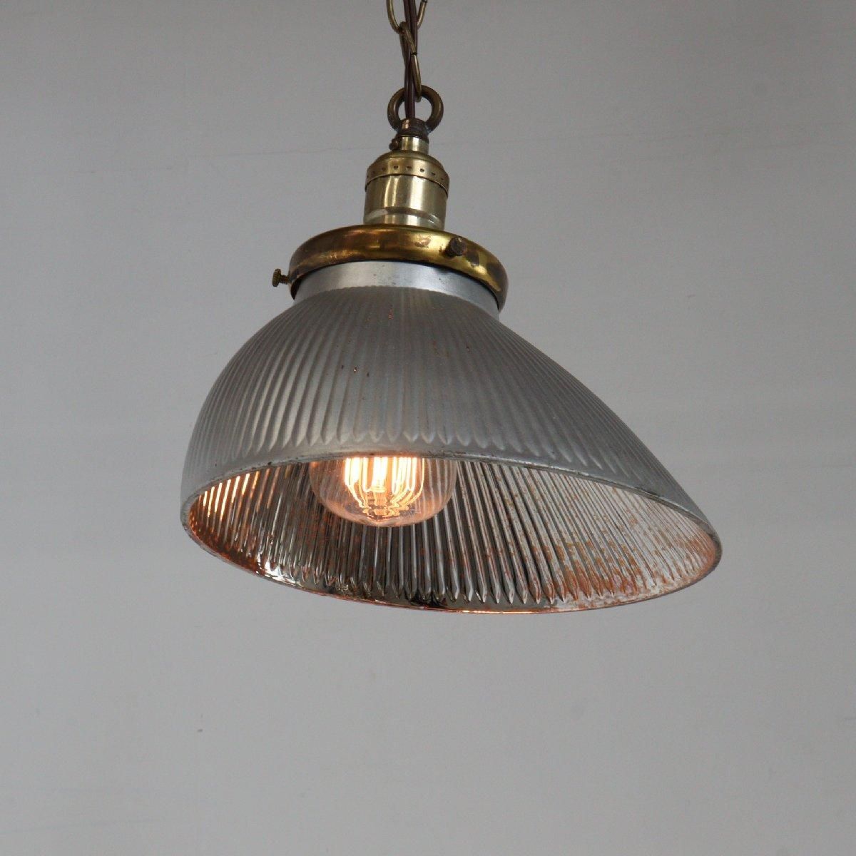 1900-20'sアンティークマーキュリーガラスモチーフ ペンダントランプ