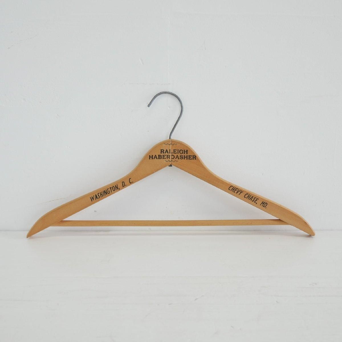 4本セット　ヴィンテージウッドハンガー vintage wooden hanger アンティークハンガー4本set