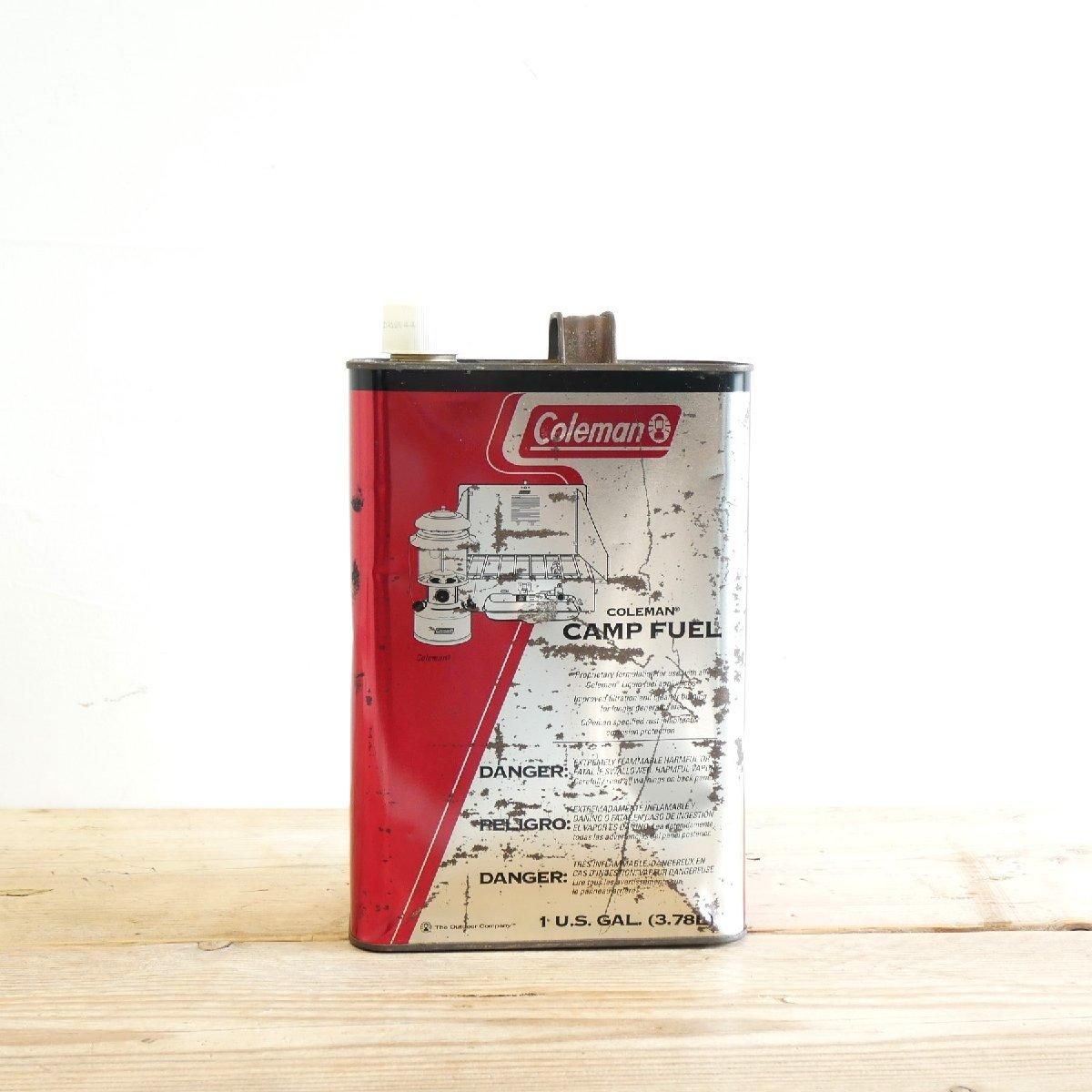 ヴィンテージ Colman キャンプ燃料 缶 アメリカ オイル缶 容量 1 US