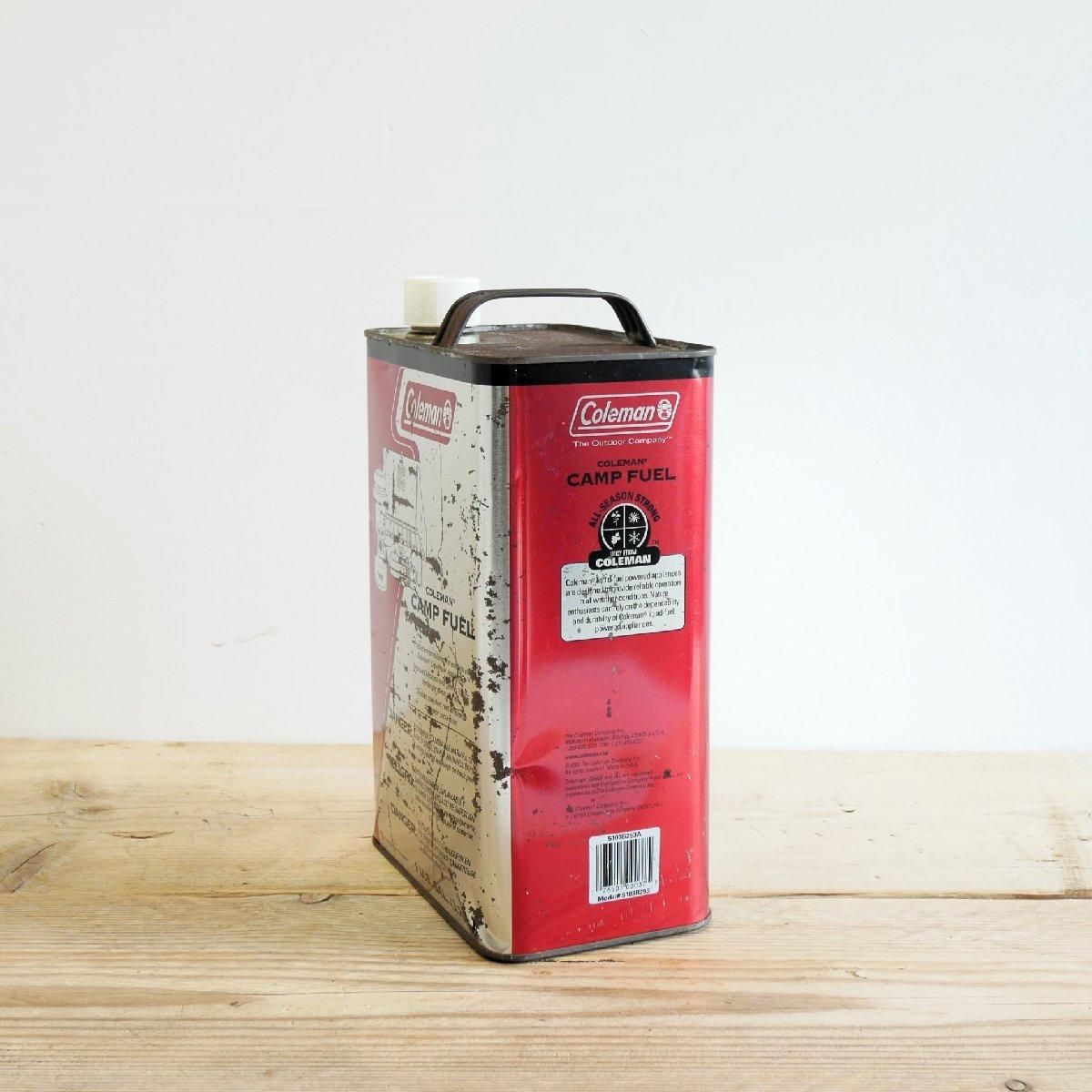 ヴィンテージ Colman キャンプ燃料 缶 アメリカ オイル缶 容量 1 US