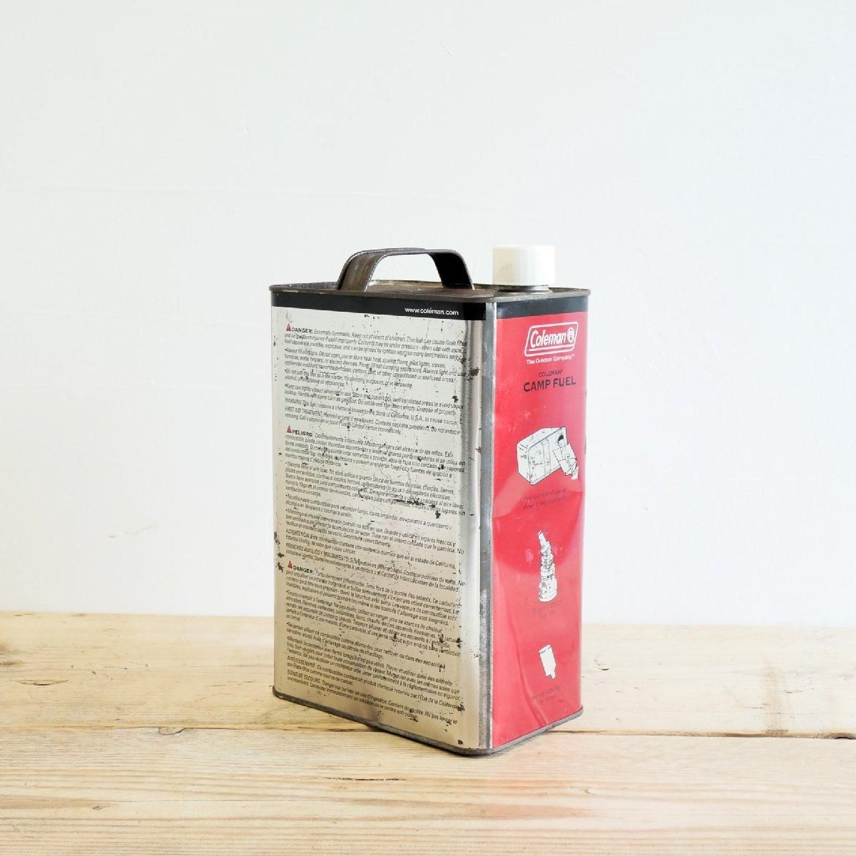 ヴィンテージ Colman キャンプ燃料 缶 アメリカ オイル缶 容量 1 US