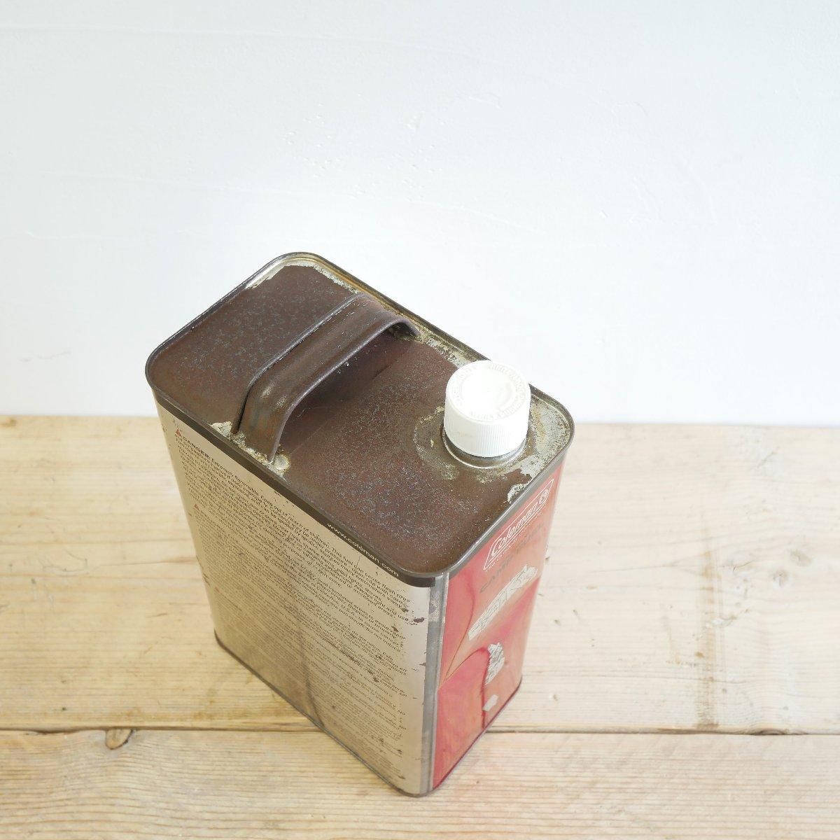 ヴィンテージ Colman キャンプ燃料 缶 アメリカ オイル缶 容量 1 US