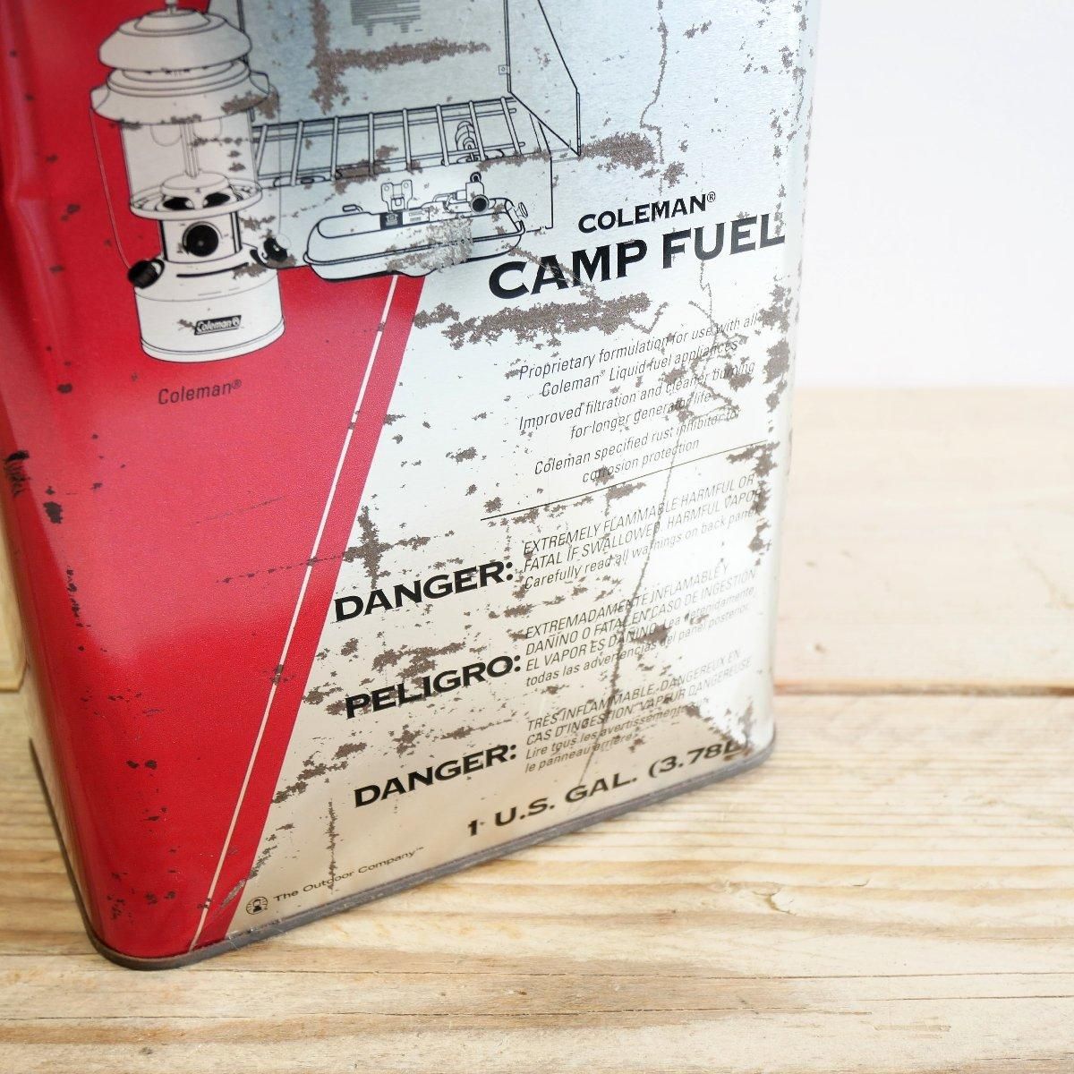 ヴィンテージ Colman キャンプ燃料 缶 アメリカ オイル缶 容量 1 US