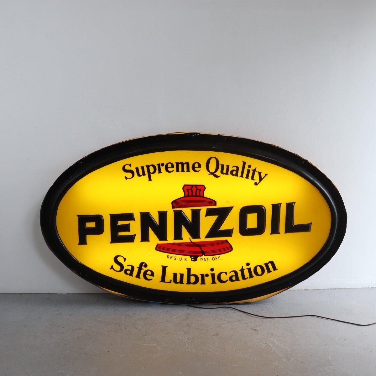PENNZOIL ヴィンテージ電光看板