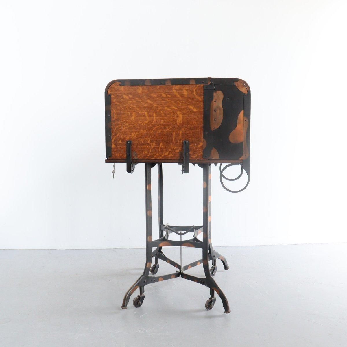 USA アンティーク Toledo タイプライターデスク　ジャパンカラー USA アンティーク Toledo タイプライターデスクジャパンカラー