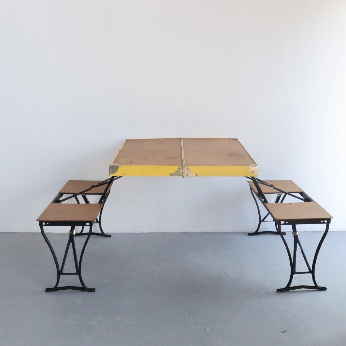 ヴィンテージ ピクニックテーブル フォールディングテーブル ヴィンテージ ピクニックテーブル フォールディングテーブル 箱