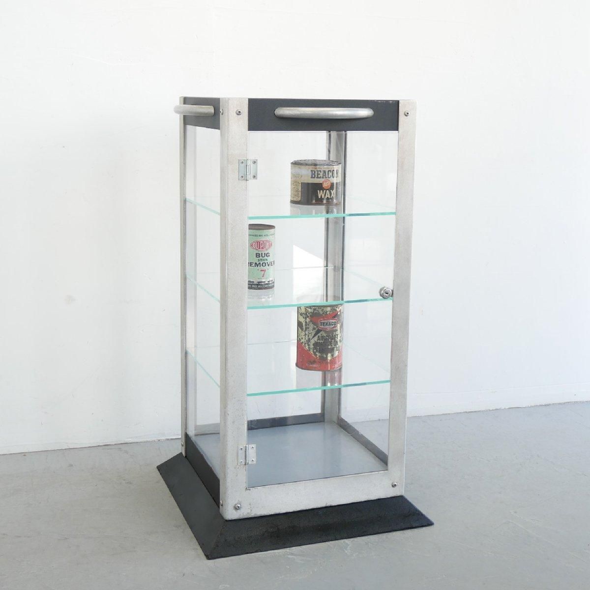 飾り棚　唐木　ショーケース　ミラーバック　ビンテージ 飾り棚 唐木 ショーケース ミラーバック ビンテージ