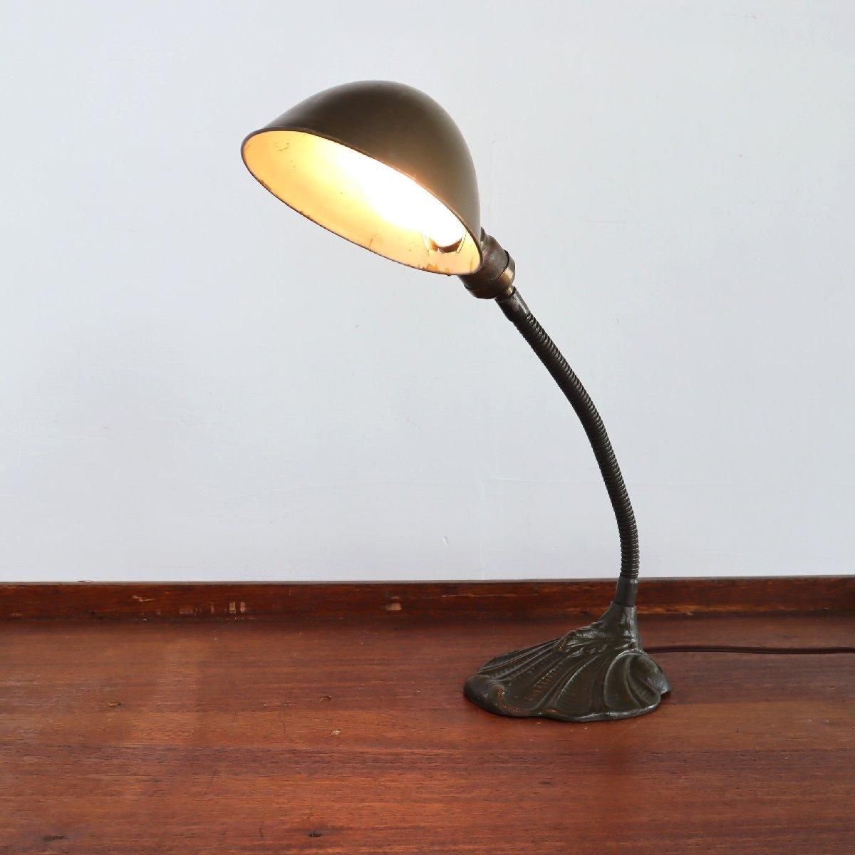 アメリカ ヴィンテージ   グースネック デスクランプ　インダストリアル　ランプ VINTAGE DESKLAMP FARIES ヴィンテージ デスクランプ デスク