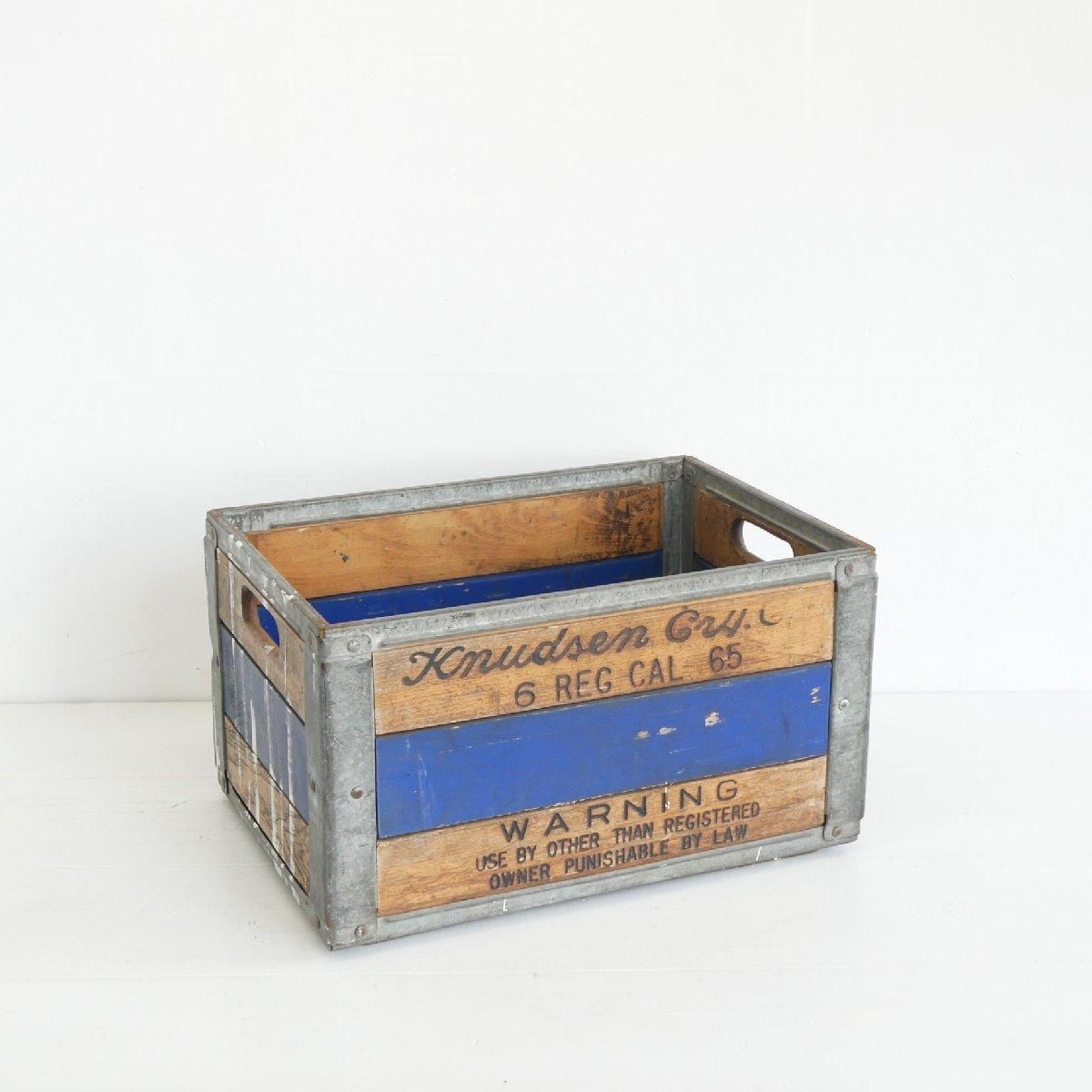 60's ヴィンテージ ミルククレート 木箱 -通販-ローズボールアンティークス