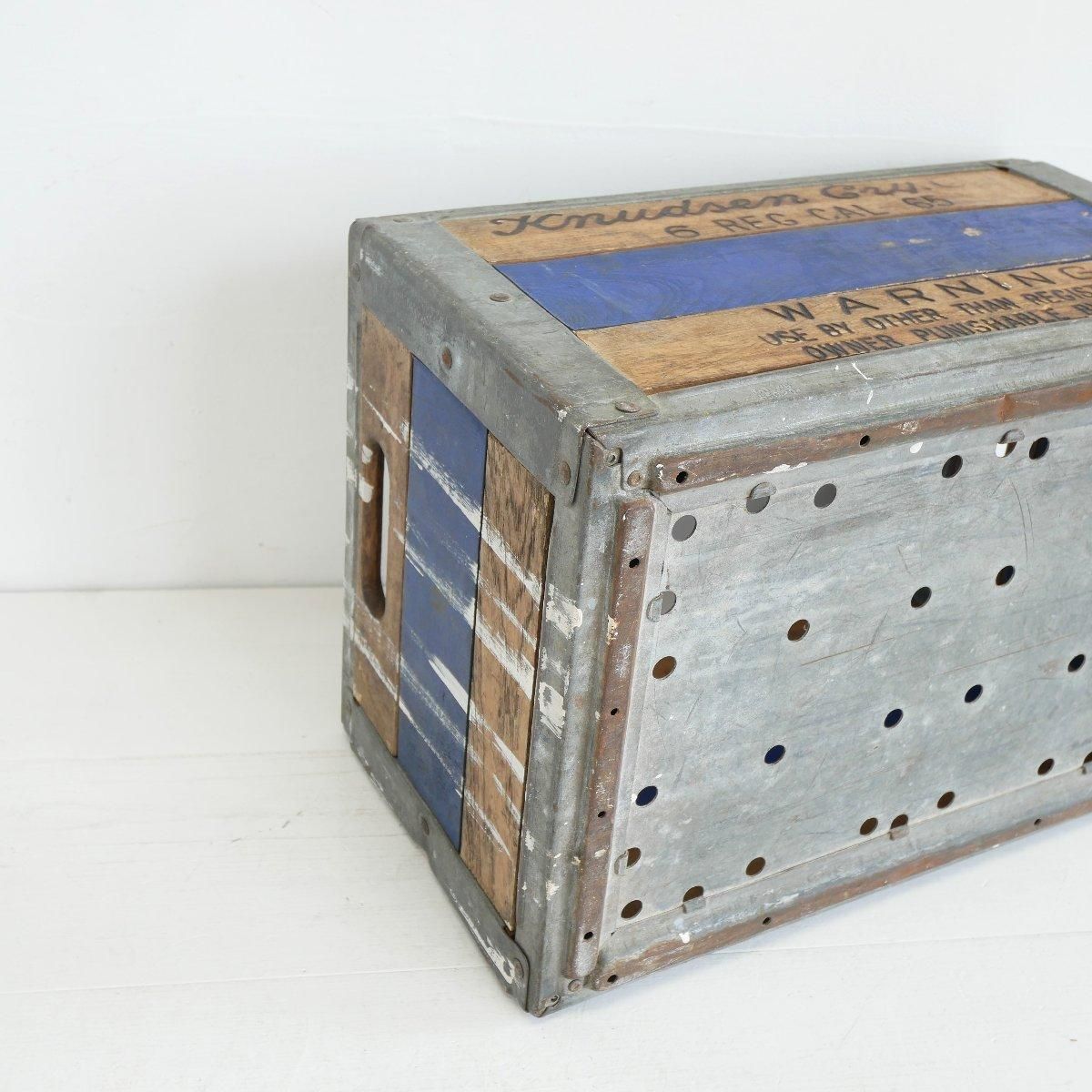 60's ヴィンテージ ミルククレート 木箱 -通販-ローズボールアンティークス